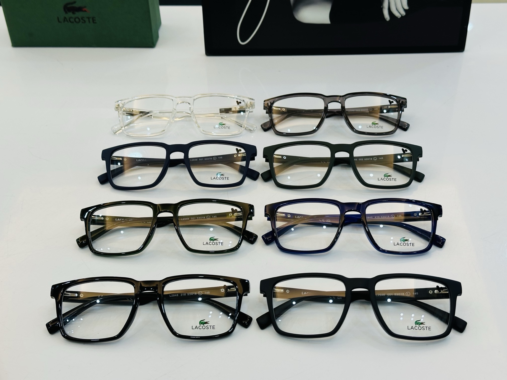 🆕 鳄鱼 LACOSTE 最新款L2948  Size：53口18-145 💫💫时尚舒适  💍J超轻 配