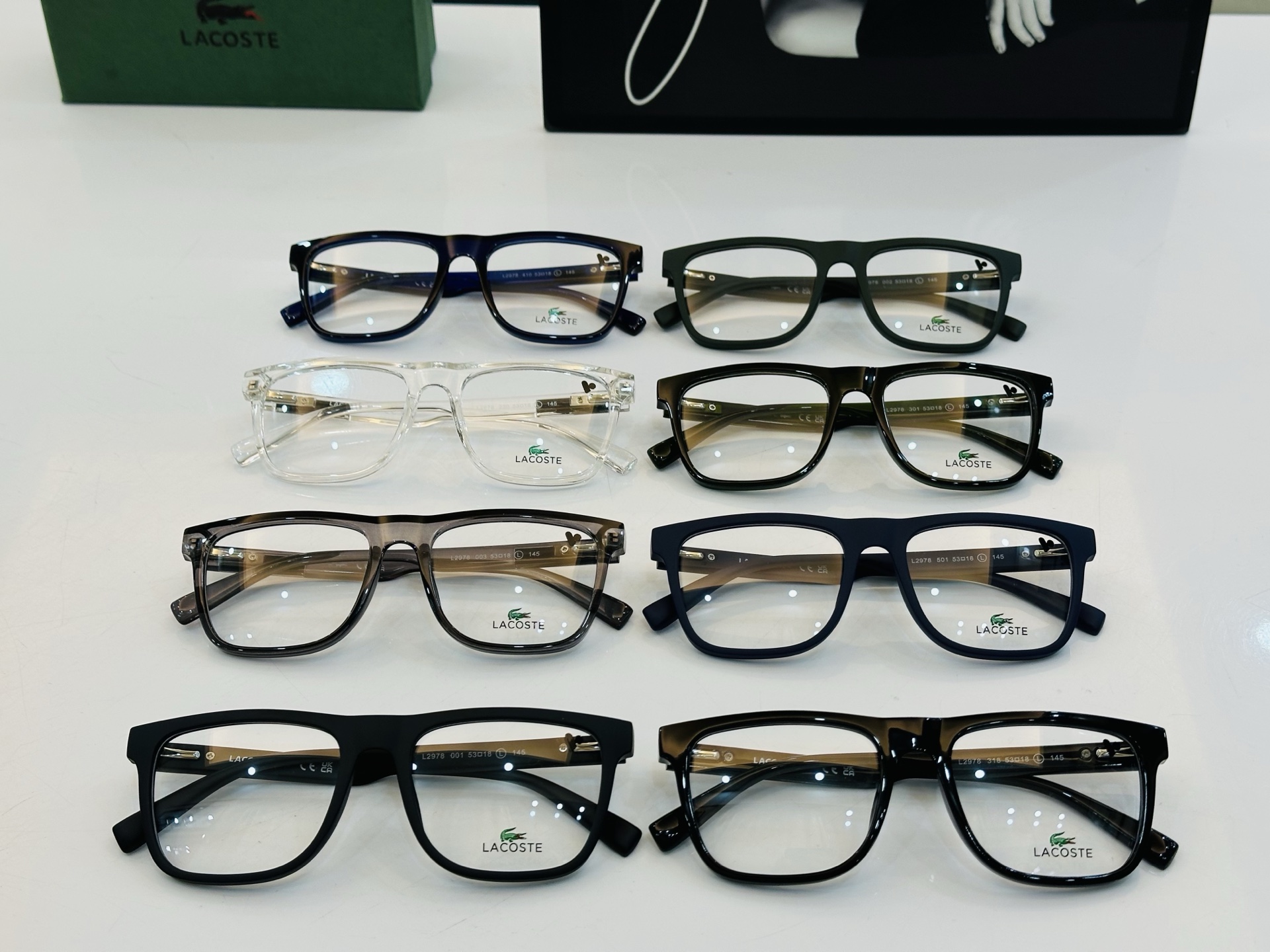🆕 鳄鱼 LACOSTE 最新款L2978 Size：53口18-145 💫💫时尚舒适  💍J超轻 配光