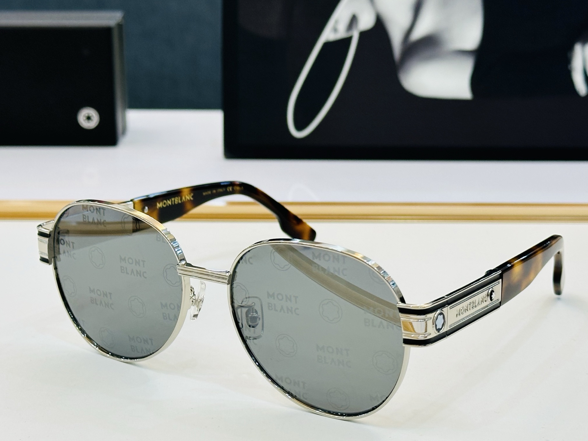 MB3016S Size：59口17-145  🌤万宝龙  非常能彰显一个人的品味品质做工稳实 K太阳镜