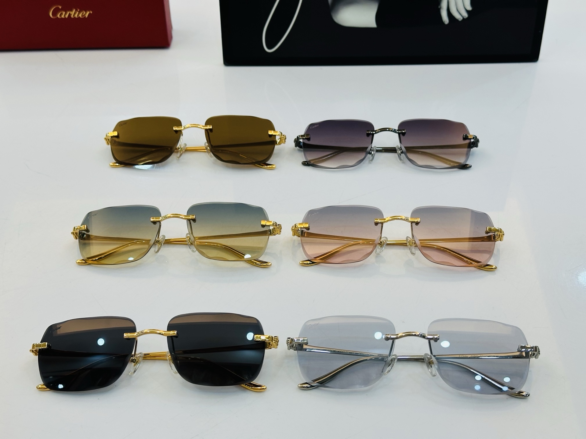 🆕 原版Cartie* 卡家 官网经典款 太阳镜 CT0681S Size：58口18-137 电镀工艺