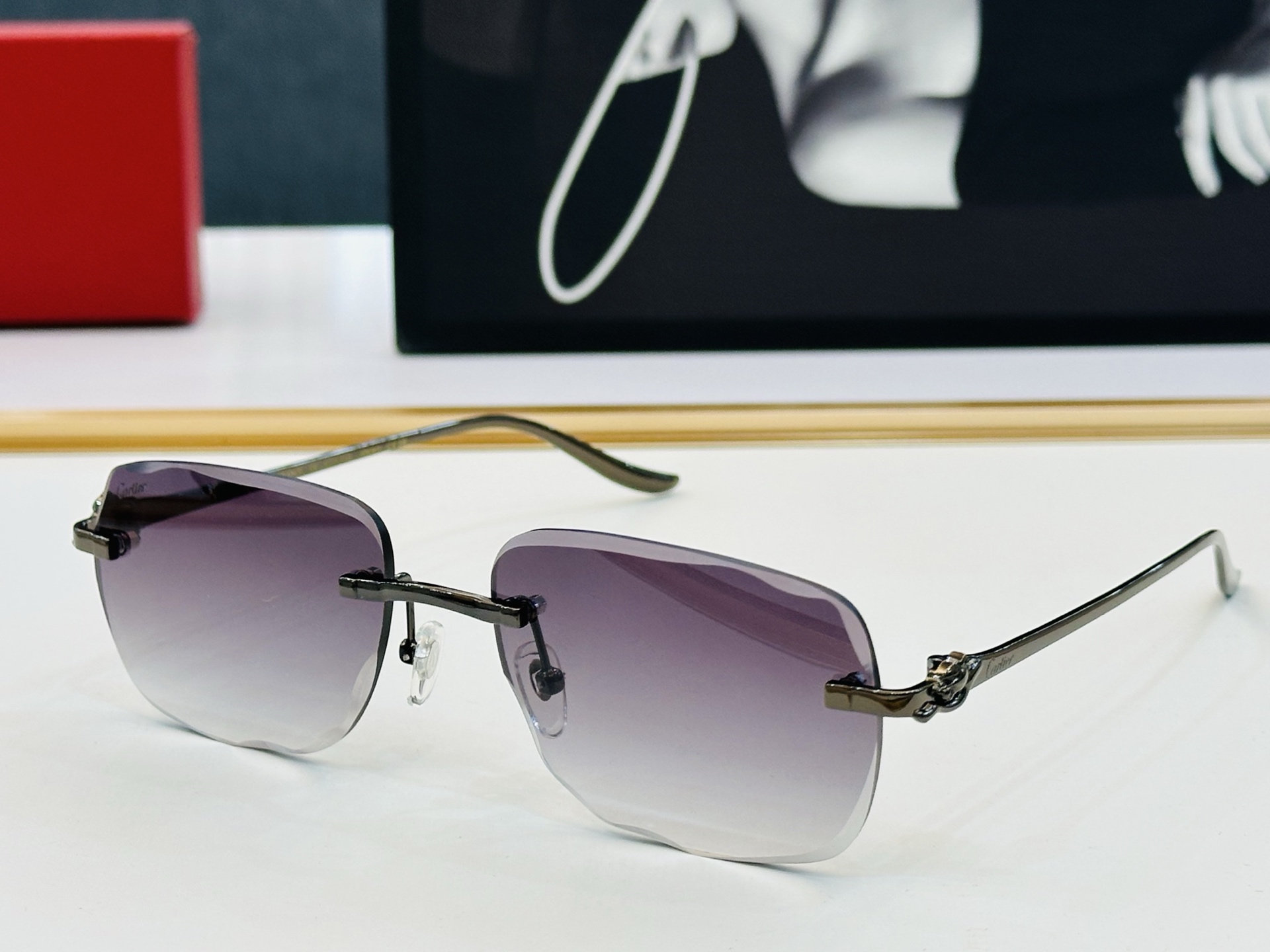 🆕 原版Cartie* 卡家 官网经典款 太阳镜 CT0681S Size：58口18-137 电镀工艺