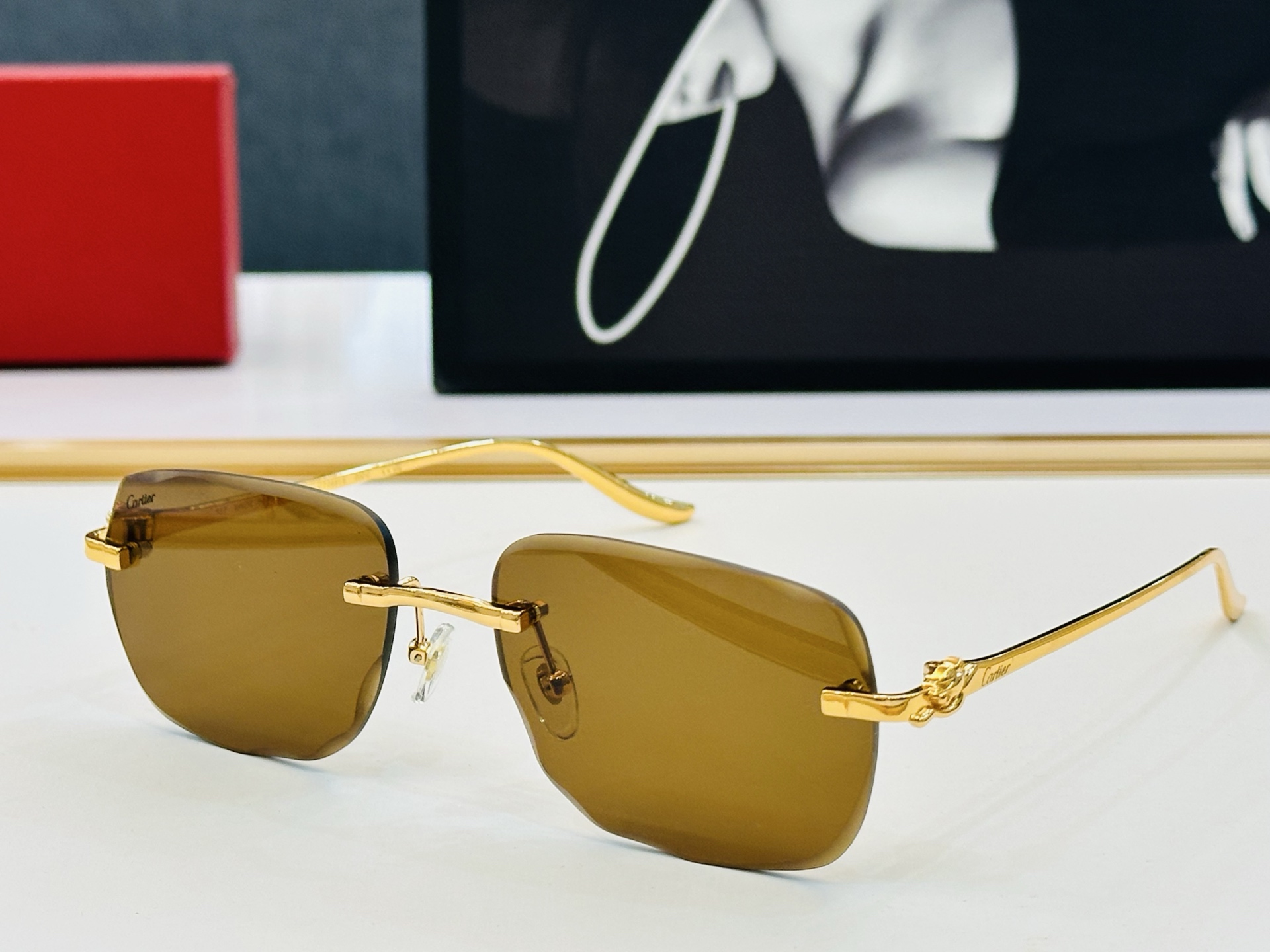 🆕 原版Cartie* 卡家 官网经典款 太阳镜 CT0681S Size：58口18-137 电镀工艺