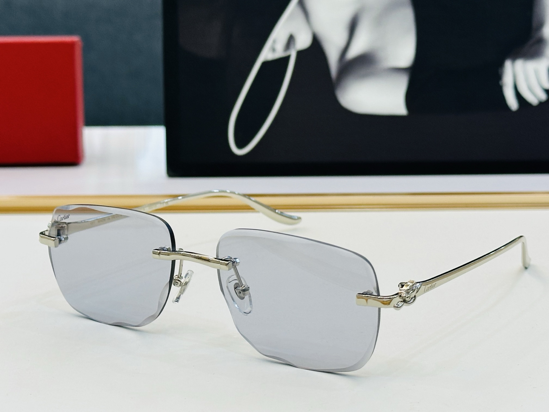🆕 原版Cartie* 卡家 官网经典款 太阳镜 CT0681S Size：58口18-137 电镀工艺