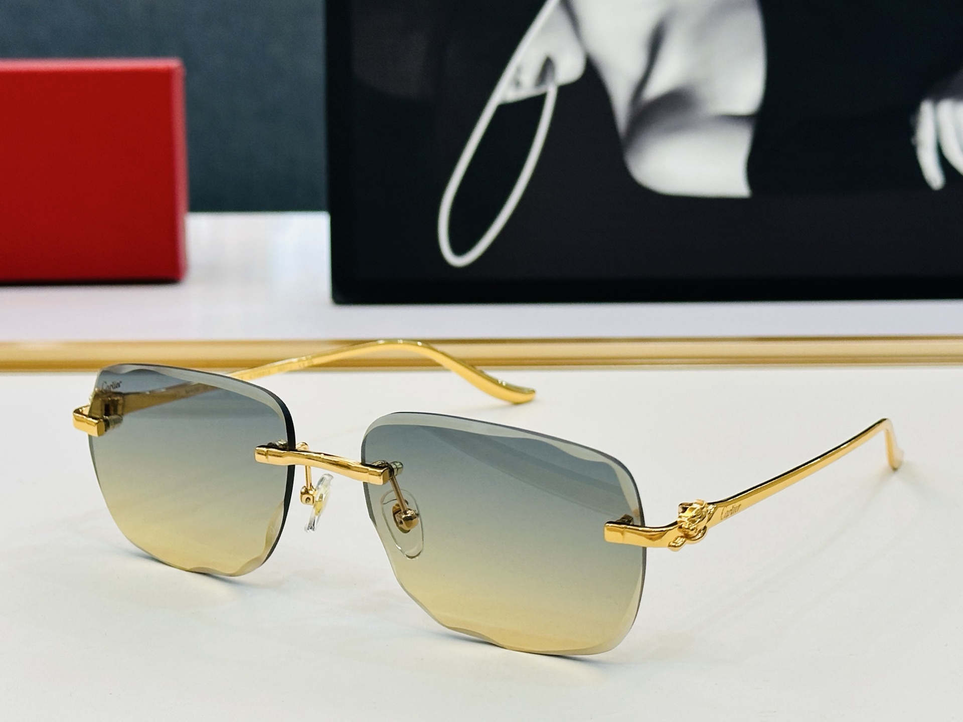 🆕 原版Cartie* 卡家 官网经典款 太阳镜 CT0681S Size：58口18-137 电镀工艺