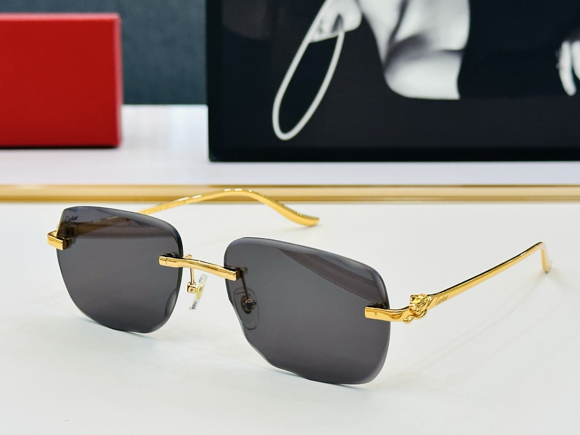 🆕 原版Cartie* 卡家 官网经典款 太阳镜 CT0681S Size：58口18-137 电镀工艺