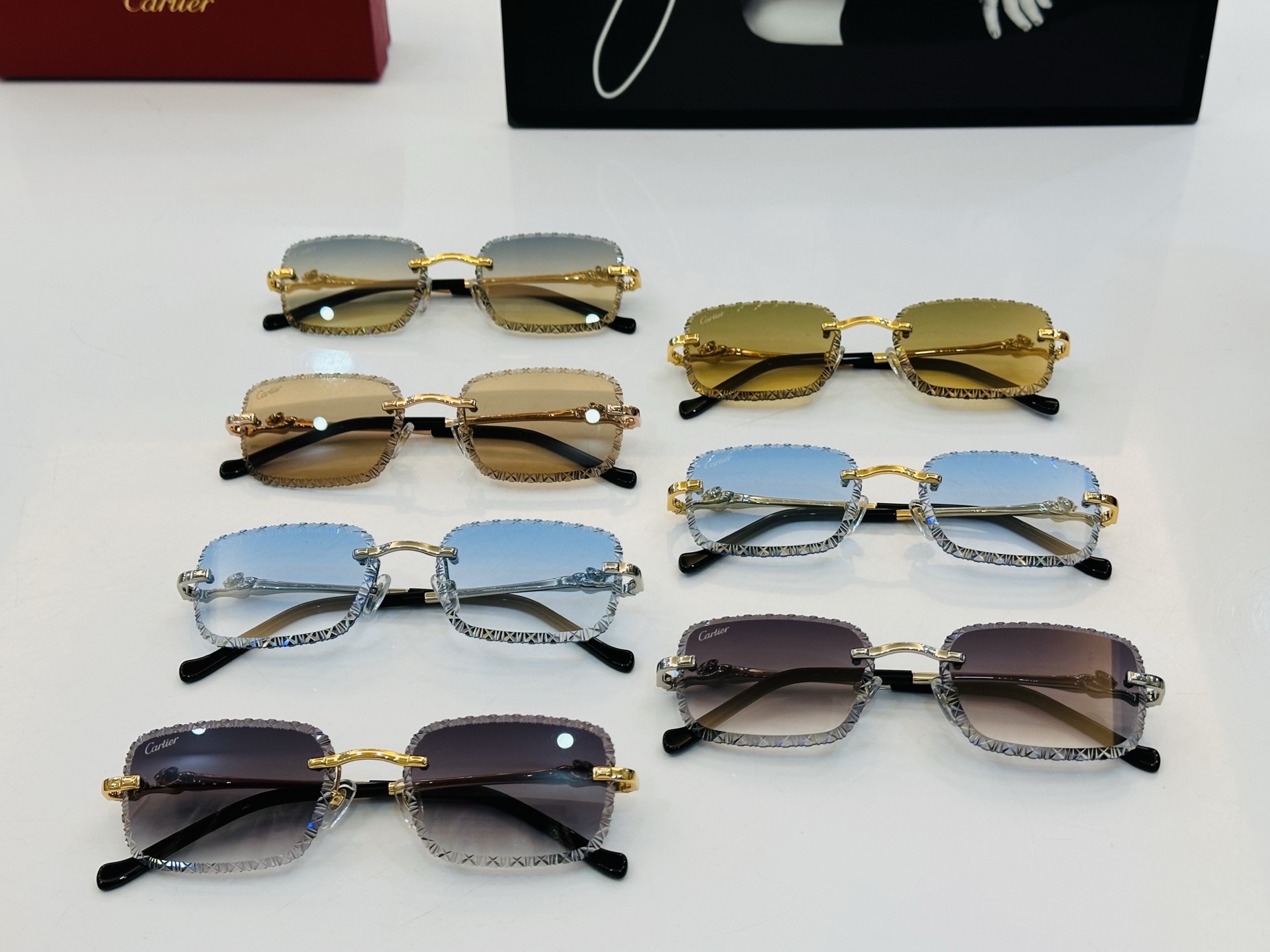 🆕 原版Cartie* 卡家 官网经典款 太阳镜 CT0281O Size：56口17-135 电镀工艺