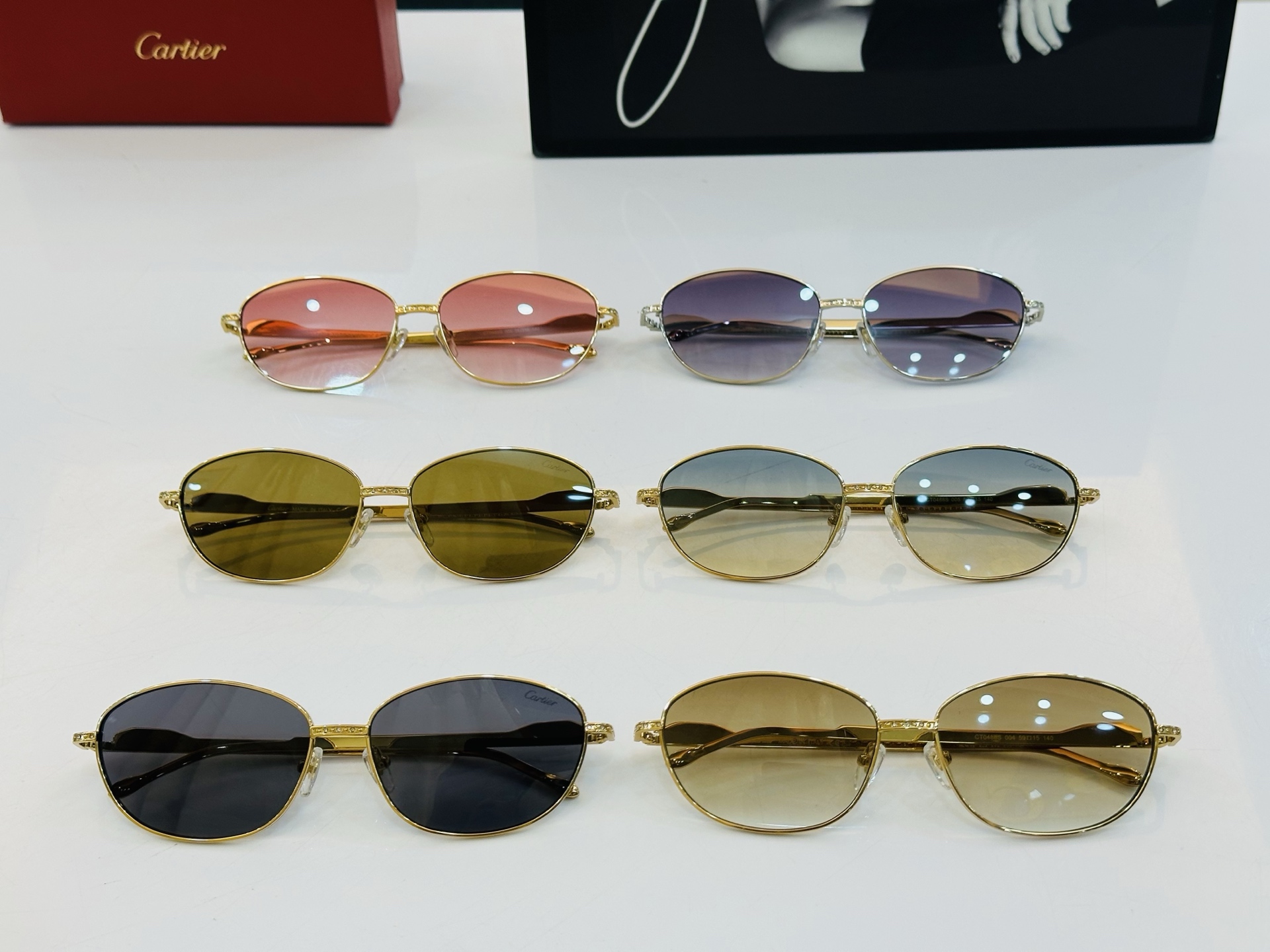 Cartie* 卡家 CT0488S 太阳镜 Size：59口15-140 工艺精湛气质十足！q男女同款