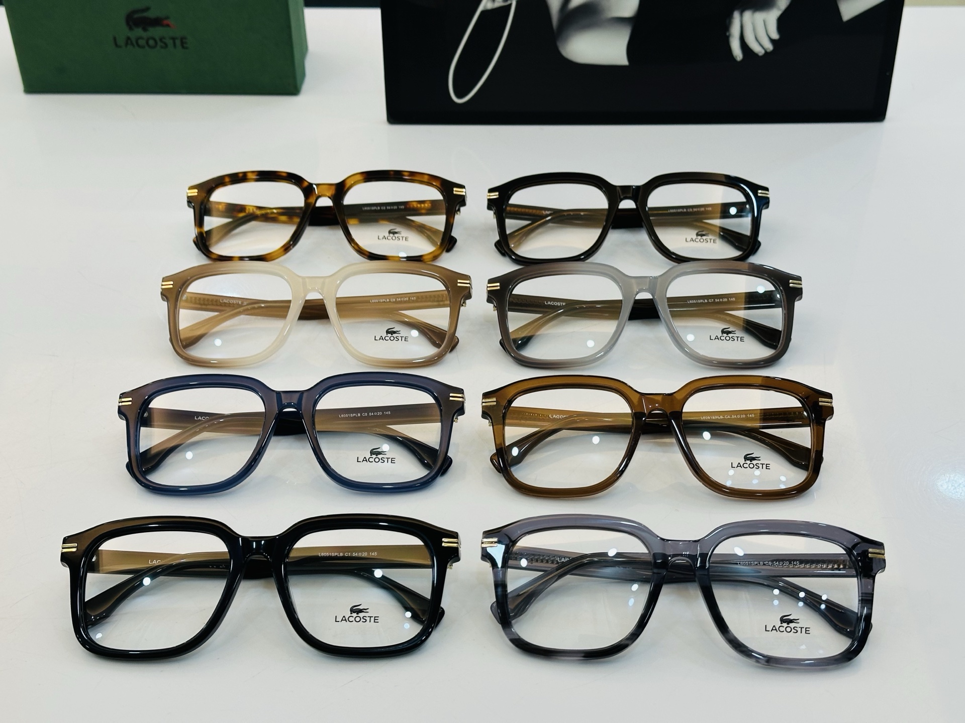 🆕 鳄鱼 LACOSTE 最新款L6051    Size：54口20-145 💫💫时尚舒适  💍Z超轻