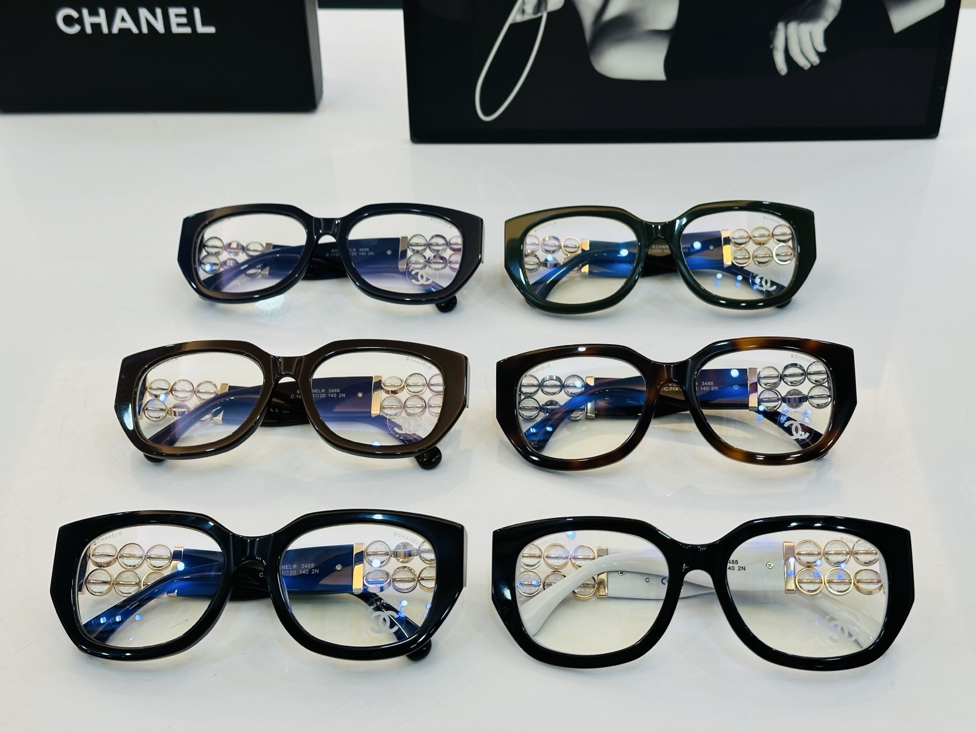 【CHANE*/香家】MODEL CH3488 Size：54口20-140  💅🏻☝👓完美品质 一💋独