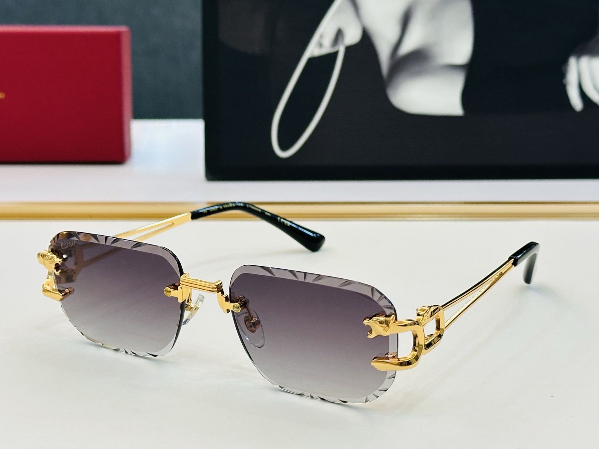 🆕 原版Cartie* 卡家 官网经典款 太阳镜 CT0540S Size：57口20-140  电镀工