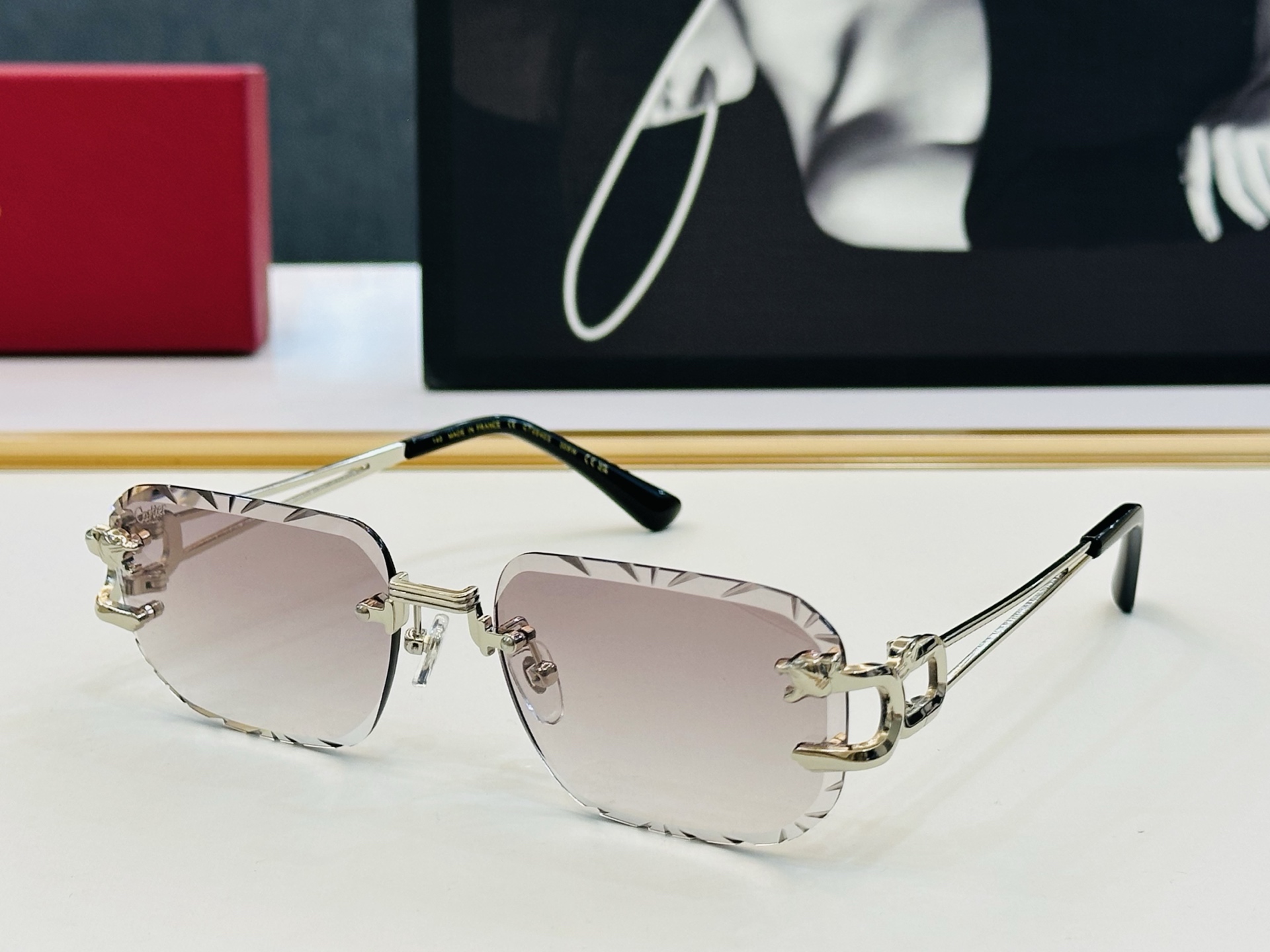 🆕 原版Cartie* 卡家 官网经典款 太阳镜 CT0540S Size：57口20-140  电镀工