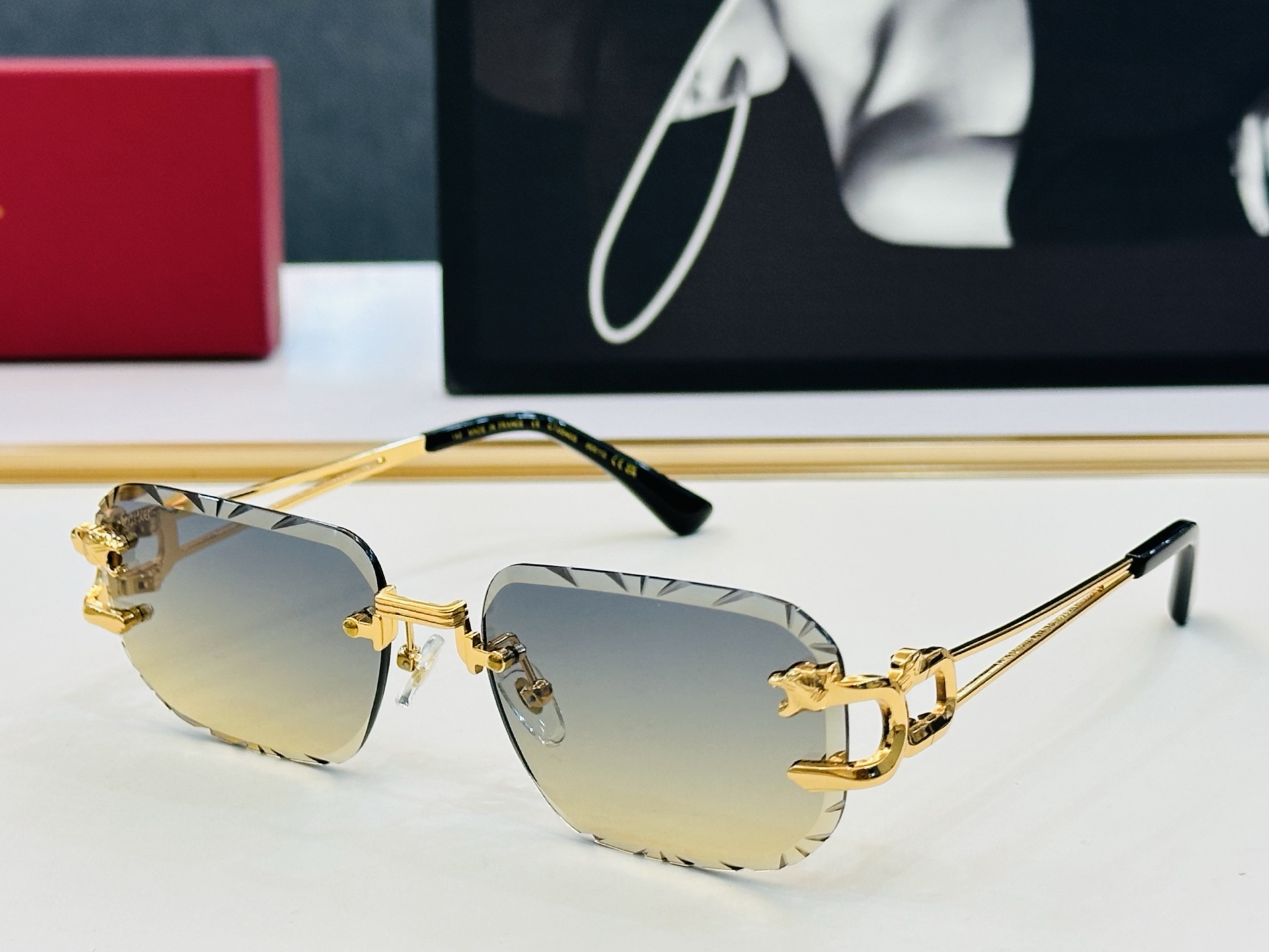 🆕 原版Cartie* 卡家 官网经典款 太阳镜 CT0540S Size：57口20-140  电镀工