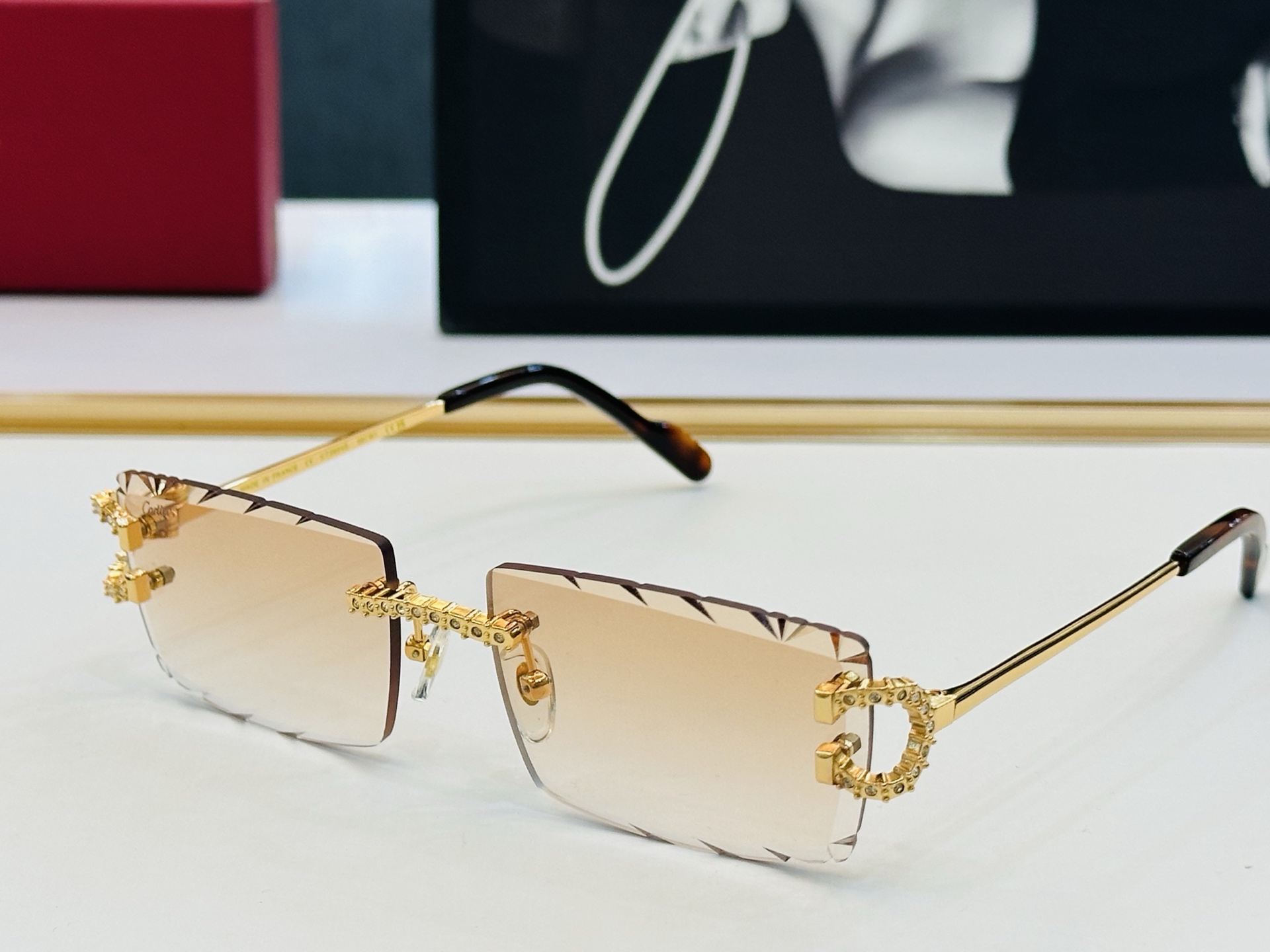 🆕 原版Cartie* 卡家 官网经典款 太阳镜 CT0604S Size：57口18-140  电镀工