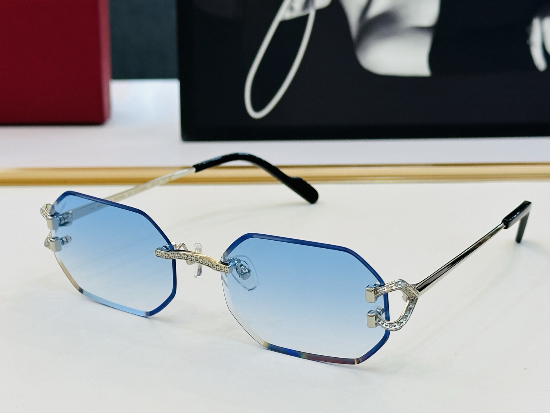 🆕 原版Cartie* 卡家 官网经典款 太阳镜 CT0589S Size：57口18-142  电镀工