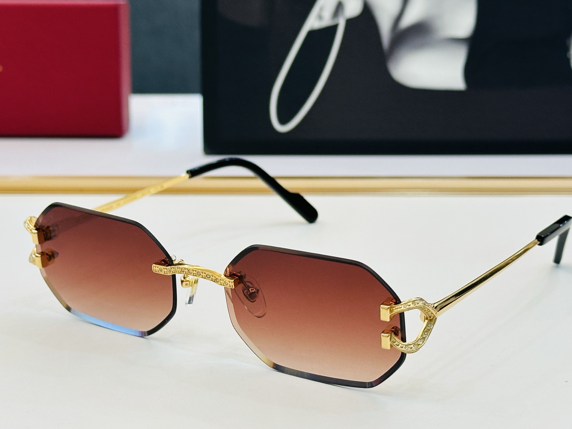 🆕 原版Cartie* 卡家 官网经典款 太阳镜 CT0589S Size：57口18-142  电镀工