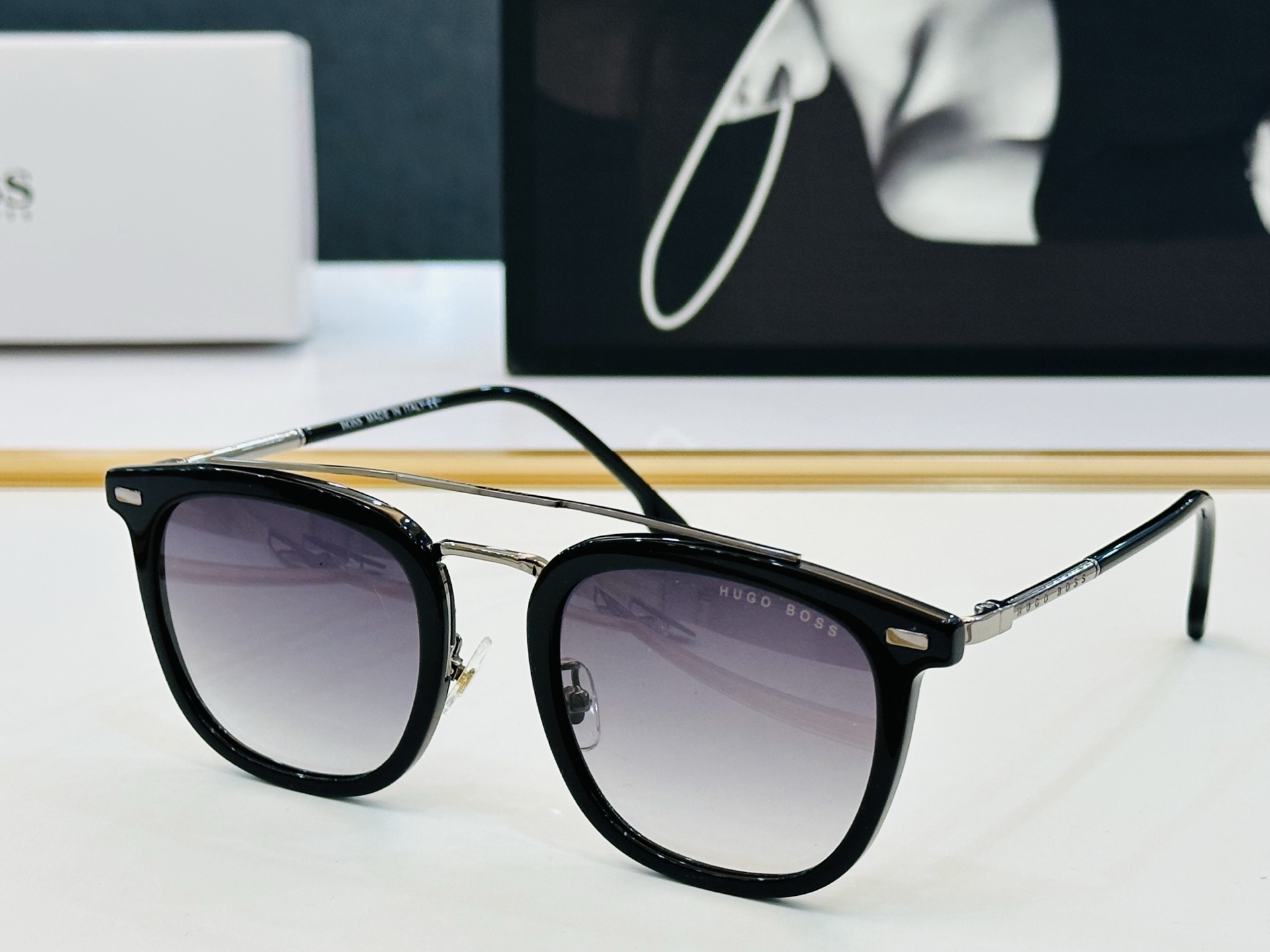 🆕 BOSS 1178/S Size：52口23-145 🕶🕶💋💋👣👣  高品质 不挑脸 经典不过时框型