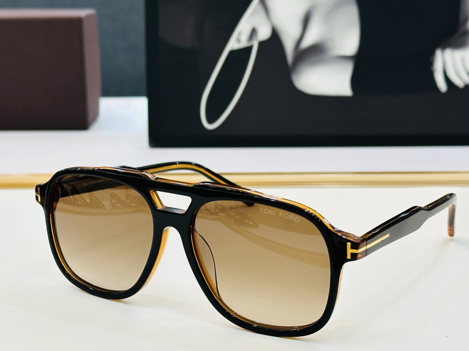 新款 🔺TOM FOR*🔻 汤姆家 官网新款 FT0753  Size：57口18-145 经典时尚 C