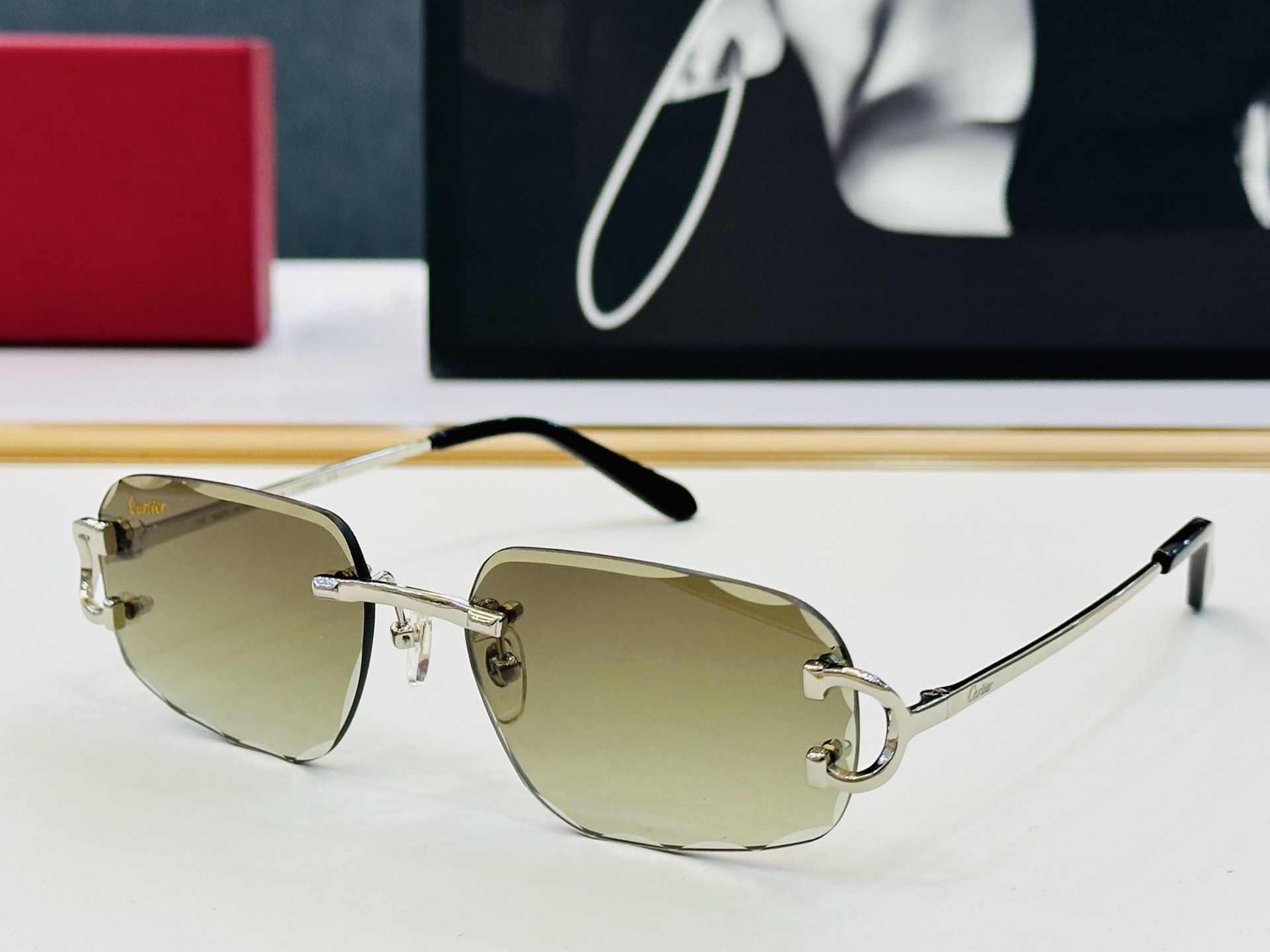 🆕 原版Cartie* 卡家 官网经典款 太阳镜 CT0092S  Size：57口17-140 电镀工