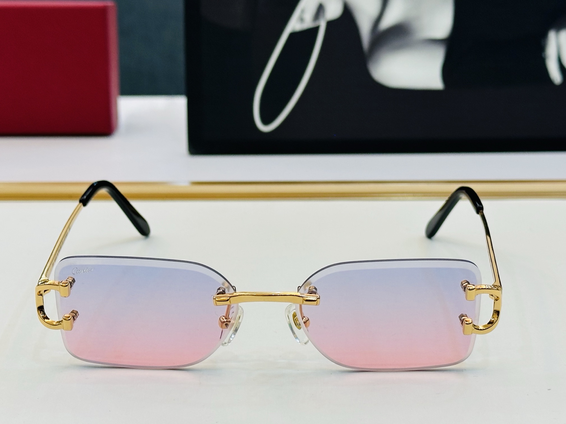 🆕 原版Cartie* 卡家 官网经典款 太阳镜 CT0092S  Size：55口18-135  电镀