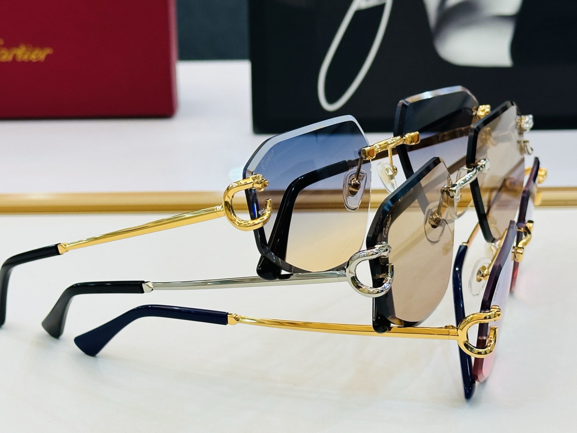 🆕 原版Cartie* 卡家 官网经典款 太阳镜 CT0634S Size：58口17-140 电镀工艺