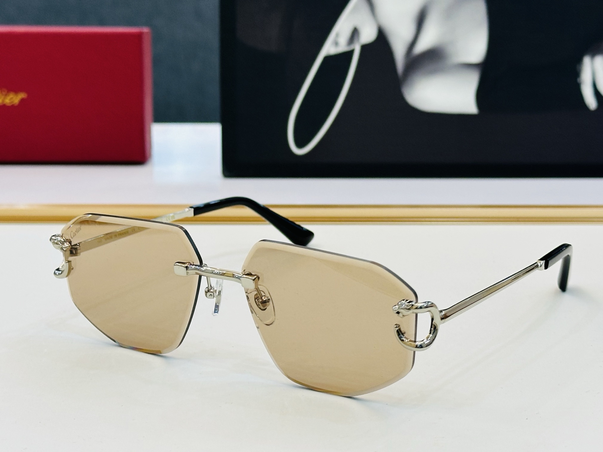 🆕 原版Cartie* 卡家 官网经典款 太阳镜 CT0634S Size：58口17-140 电镀工艺