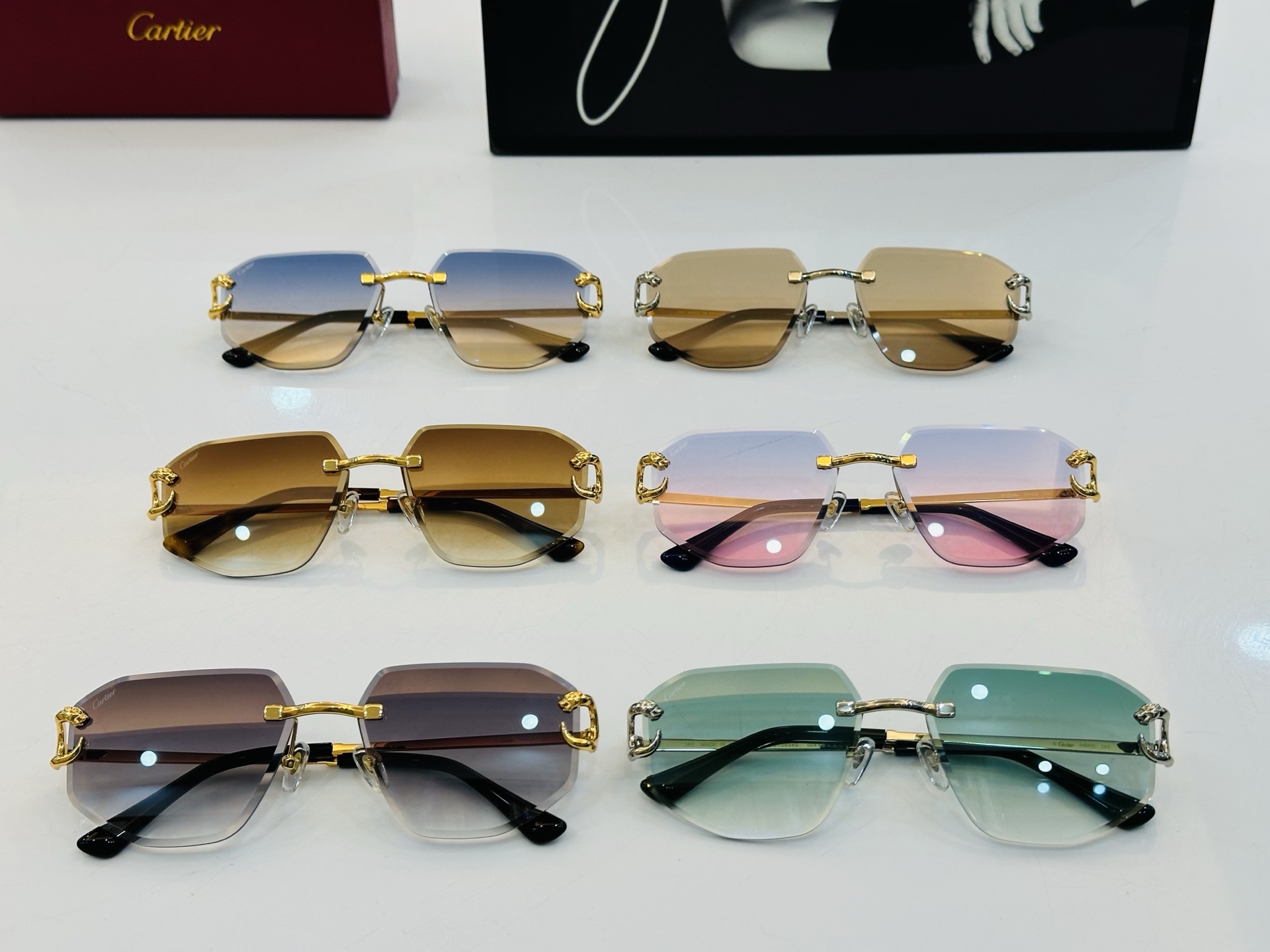 🆕 原版Cartie* 卡家 官网经典款 太阳镜 CT0634S Size：58口17-140 电镀工艺