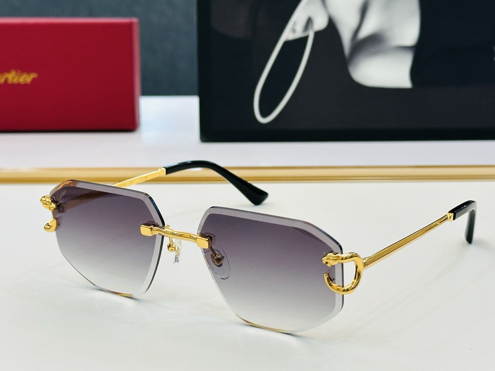🆕 原版Cartie* 卡家 官网经典款 太阳镜 CT0634S Size：58口17-140 电镀工艺