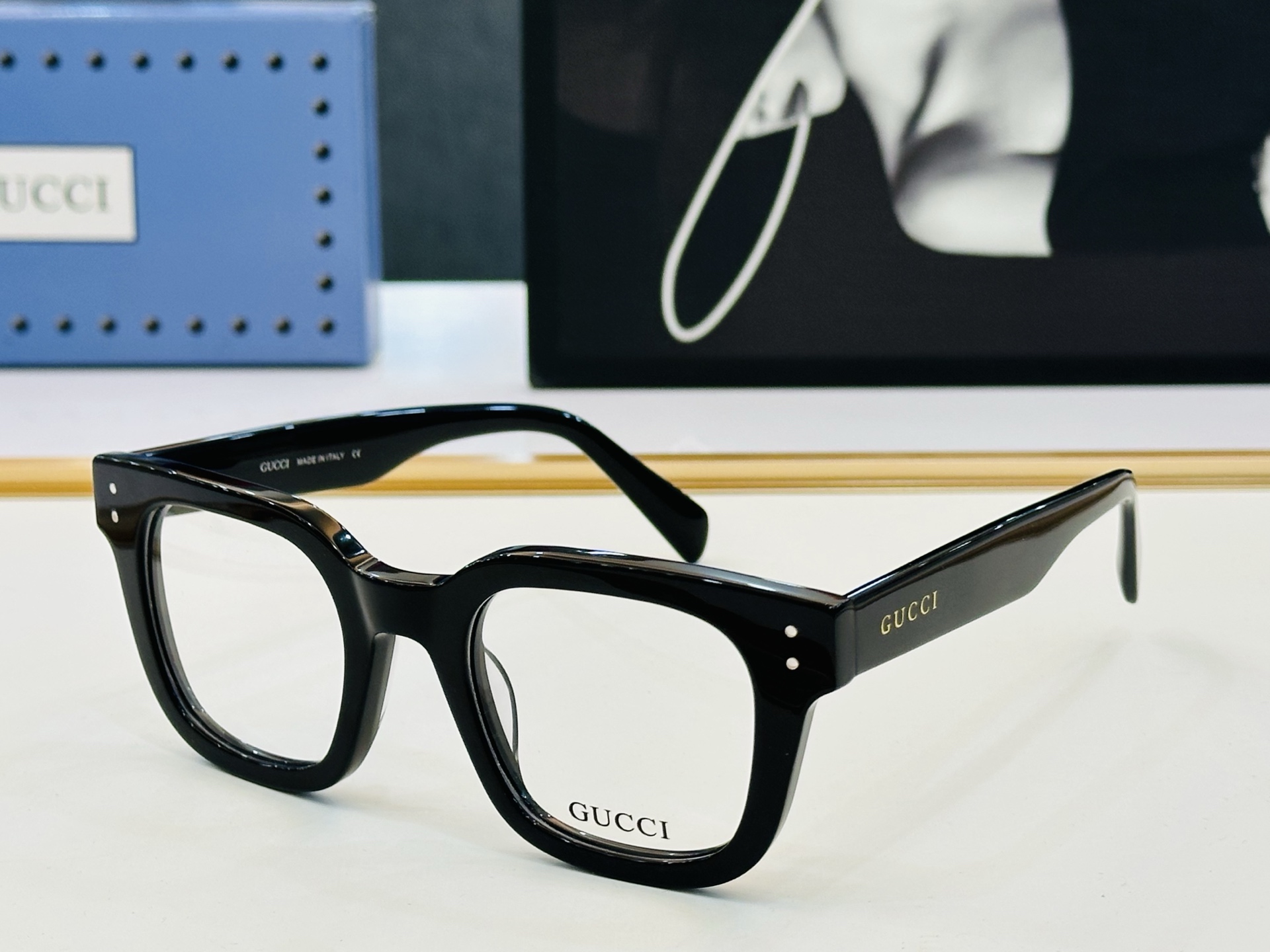 🆕 👏👏GUCC*👍古家GG6004  Size：49口23-148 搭配镜框🔝J❤配光架 