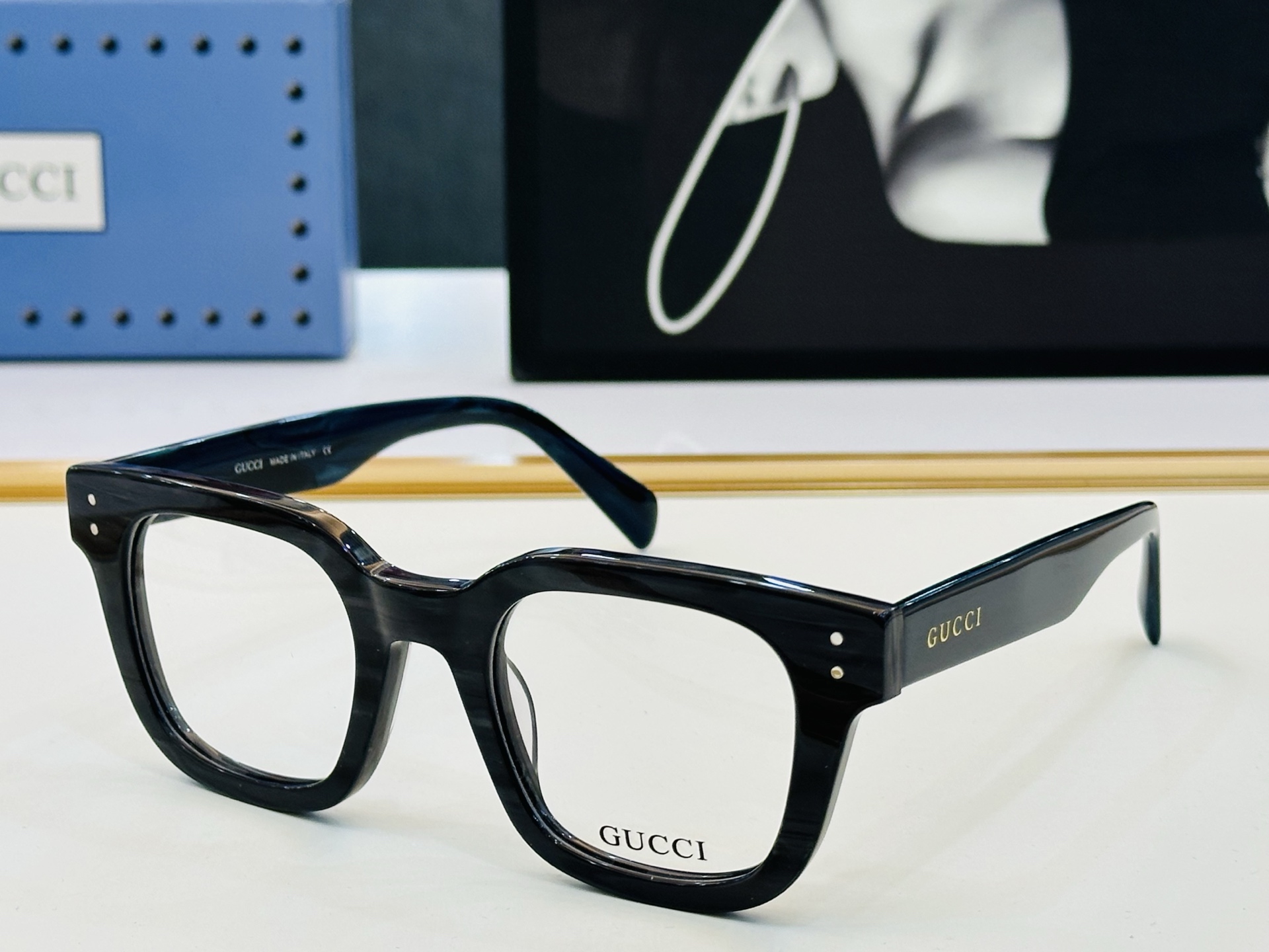 🆕 👏👏GUCC*👍古家GG6004  Size：49口23-148 搭配镜框🔝J❤配光架 