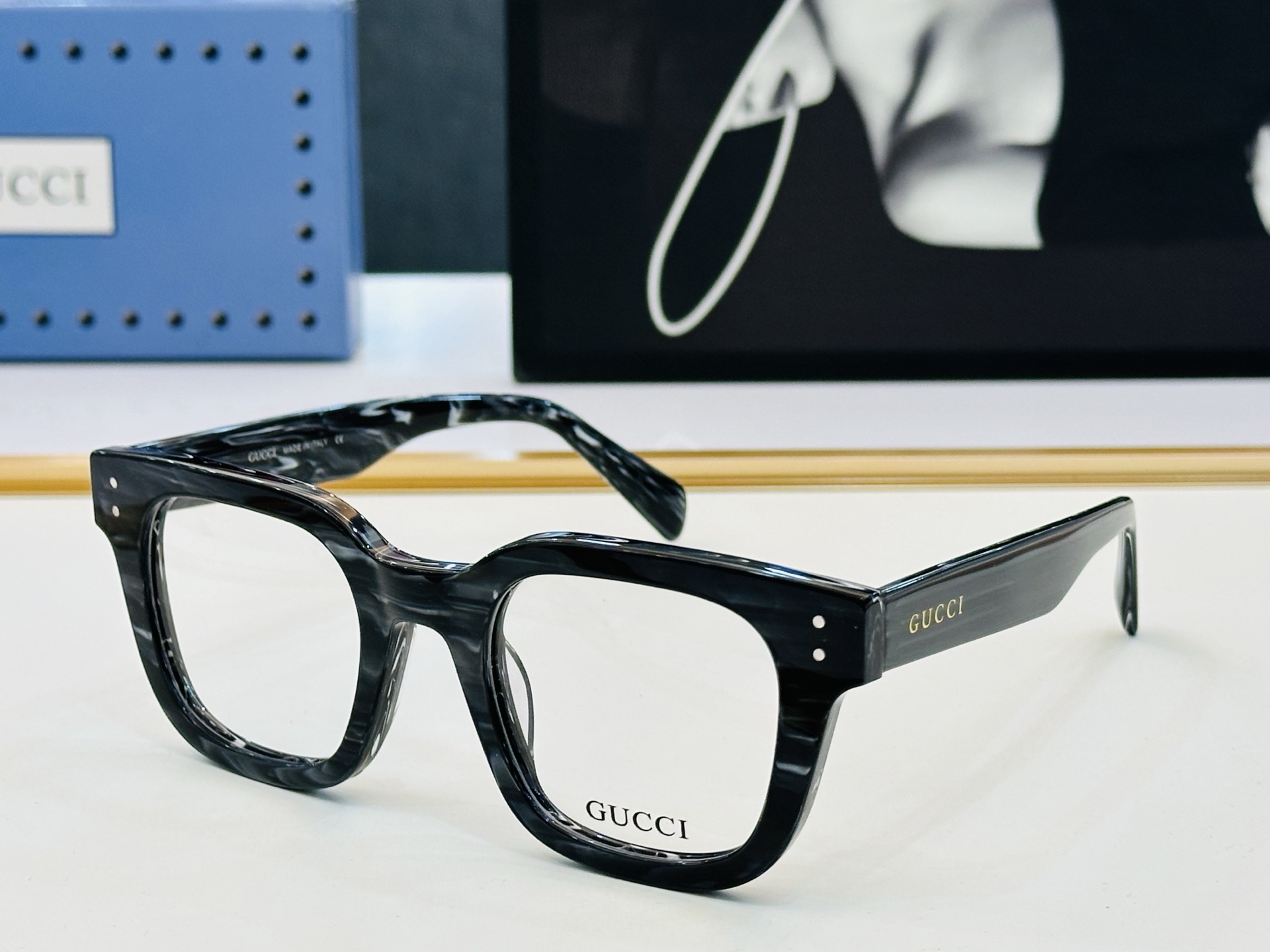 🆕 👏👏GUCC*👍古家GG6004  Size：49口23-148 搭配镜框🔝J❤配光架 
