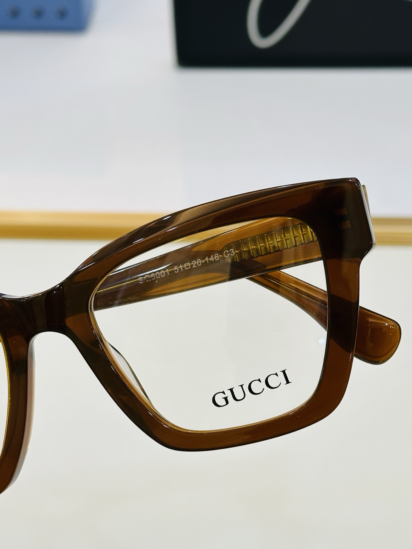🆕 👏👏GUCC*👍古家GG6001 Size：51口20-148  搭配镜框🔝J❤配光架 