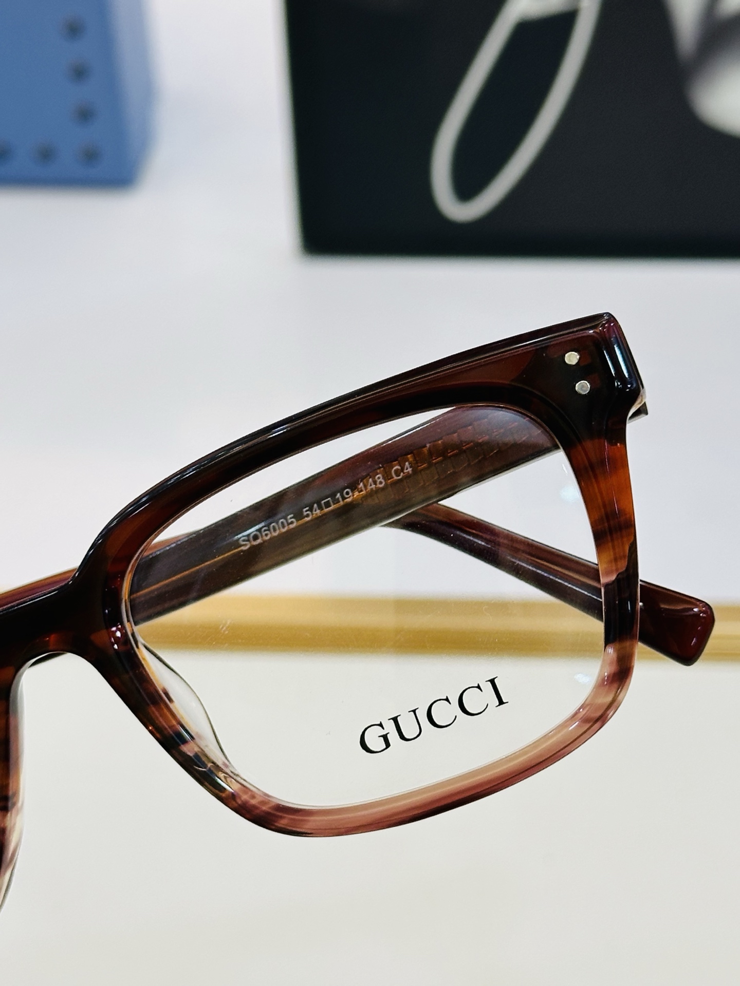 🆕 👏👏GUCC*👍古家GG6005  Size：54口19-148  搭配镜框🔝J❤配光架 