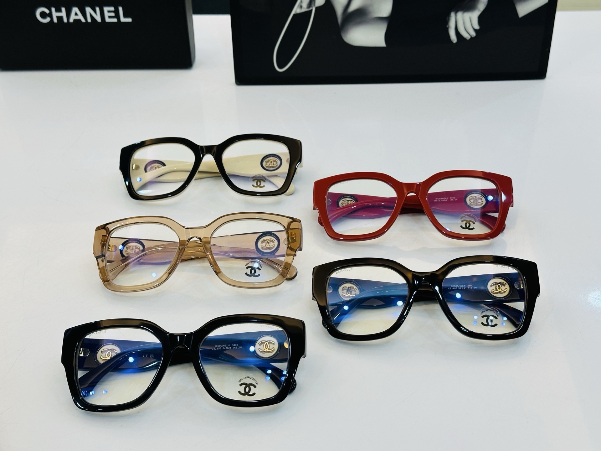 【CHANE*/香家】MODEL CH3490 Size：54口21-145 💅🏻☝👓完美品质 一💋独特