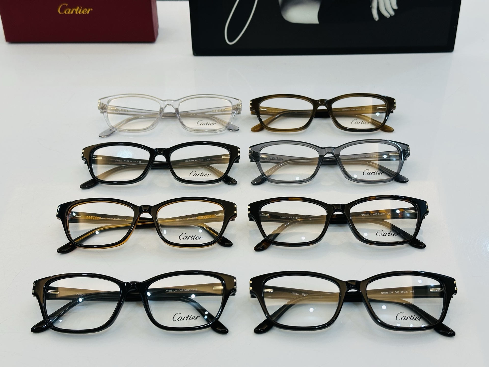 Cartier-卡家 ✨CT0457OJ Size：54口17-145 不挑脸型 简约大气 时尚休闲 👌
