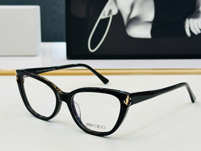 Jimmy Choo JC3011 Black Cat-Eye Optical Frames for Women, Size 54-17-145 1 Jimmy Choo JC3011 Black Cat-Eye Optical Frames for Women, Size 54-17-145