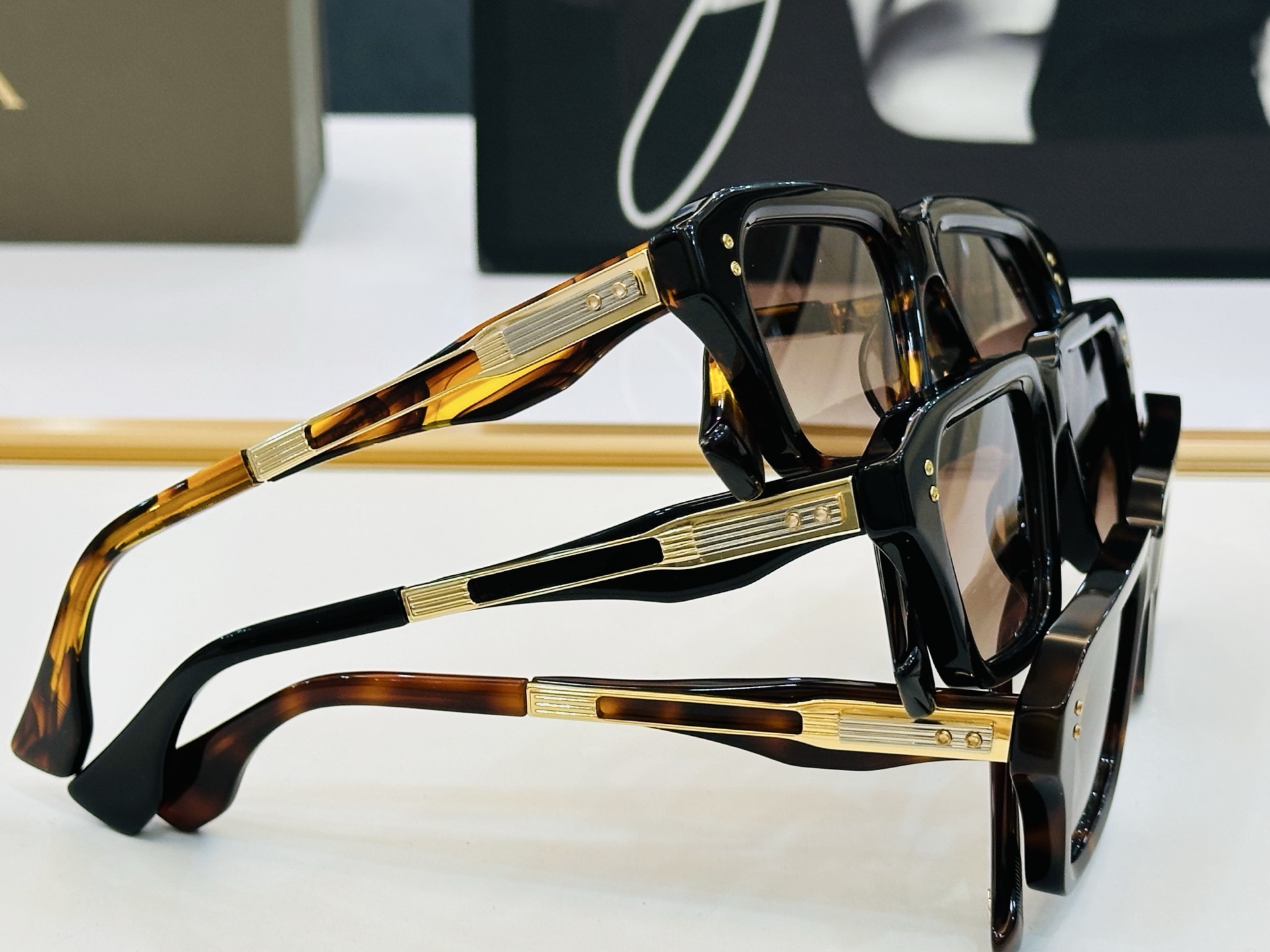 DITA DTS459 Black Square Frame Sunglasses - Italian Design, Premium Quality 9 i1749123232942 7042 0 7