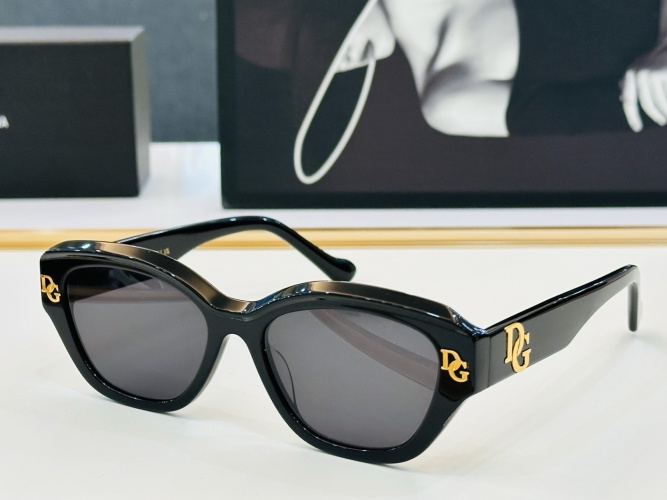 DOLCE&GABBANA DG6660 Black Acetate Women's Sunglasses | 55-18-145