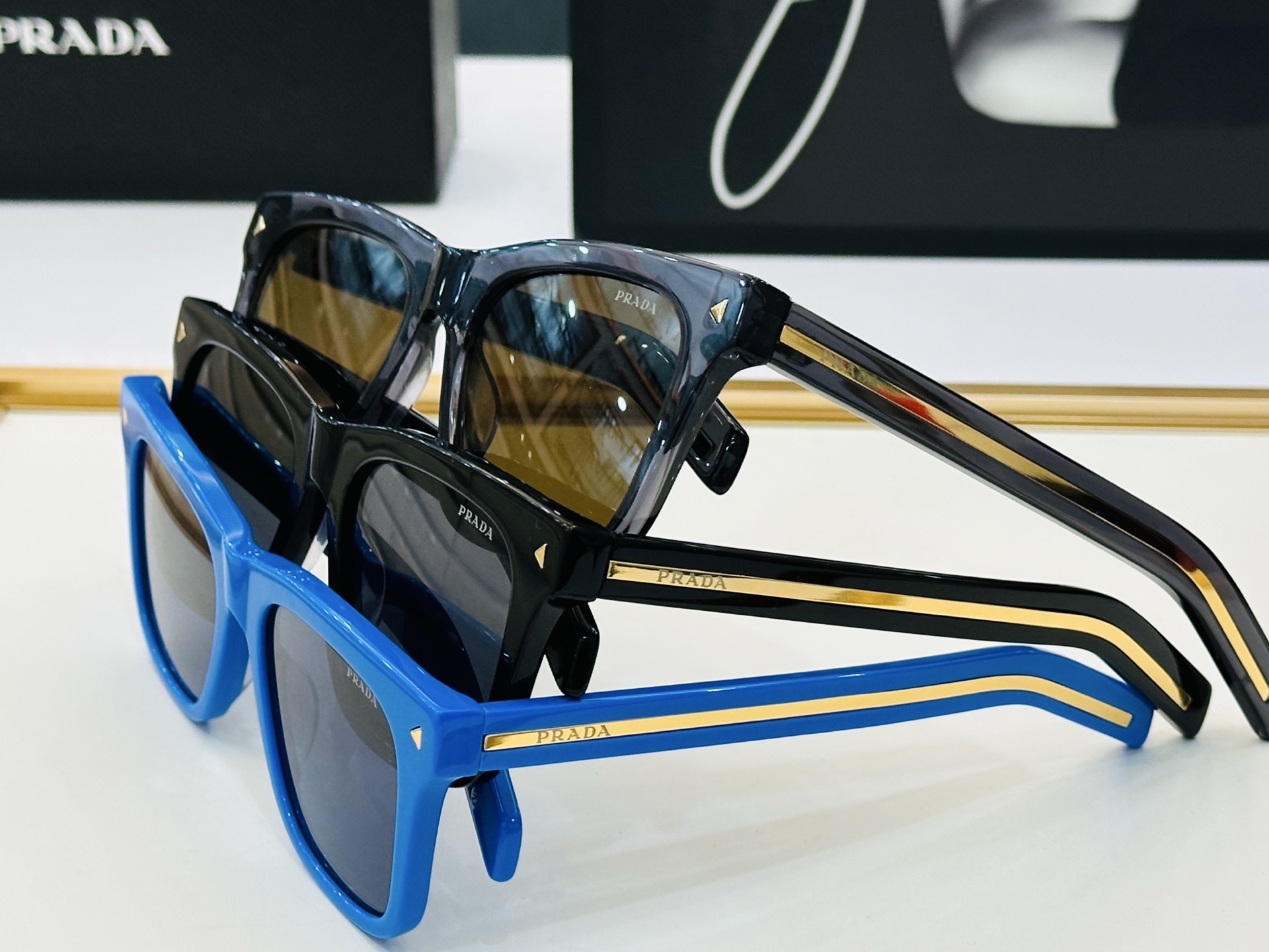 Prada PRA17S Black Sunglasses | Stylish, Durable, and UV Protective 8 i1749124647006 6460 0 6