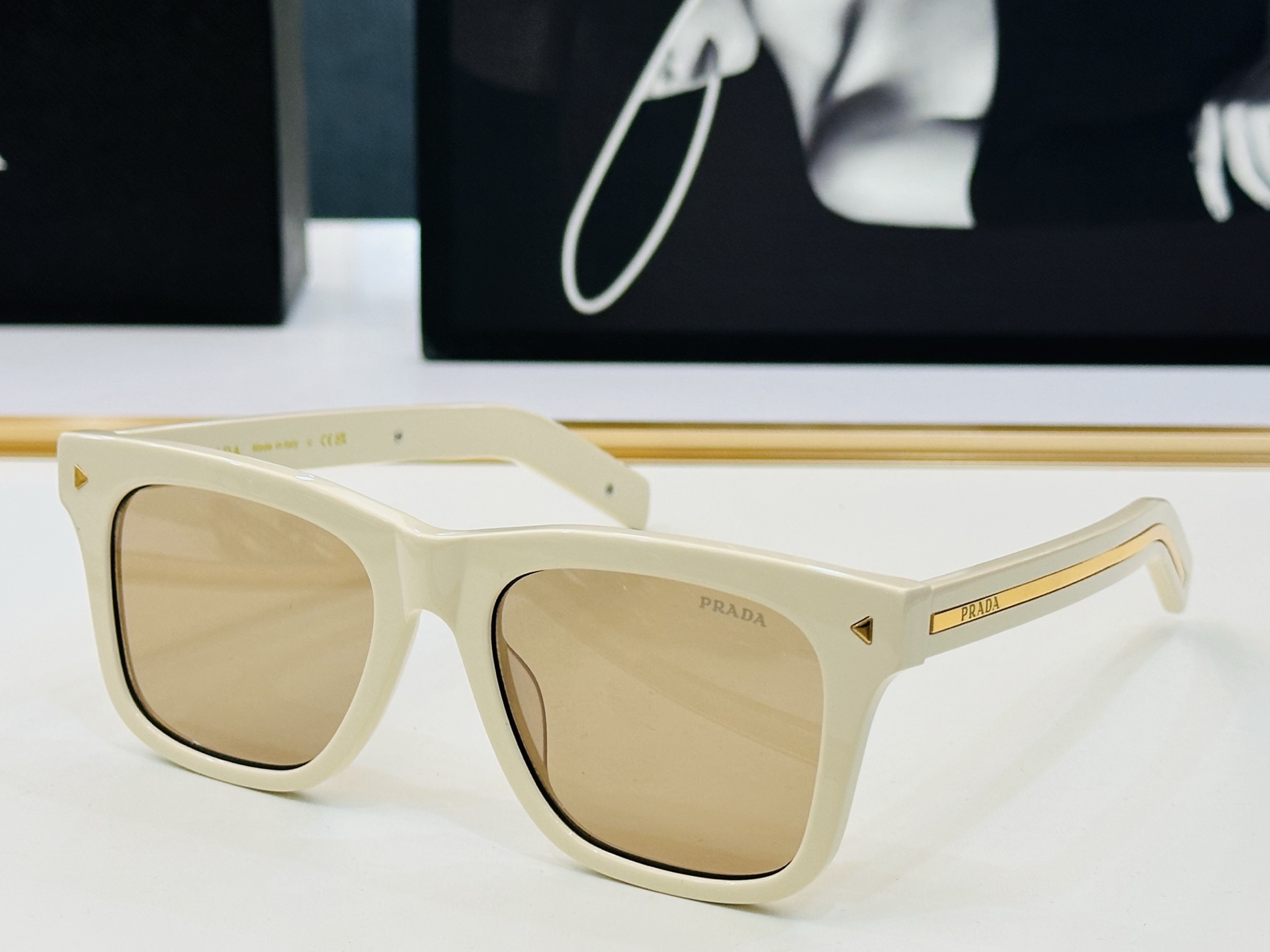 Prada PRA17S Black Sunglasses | Stylish, Durable, and UV Protective 6 i1749124649079 9602 0 4