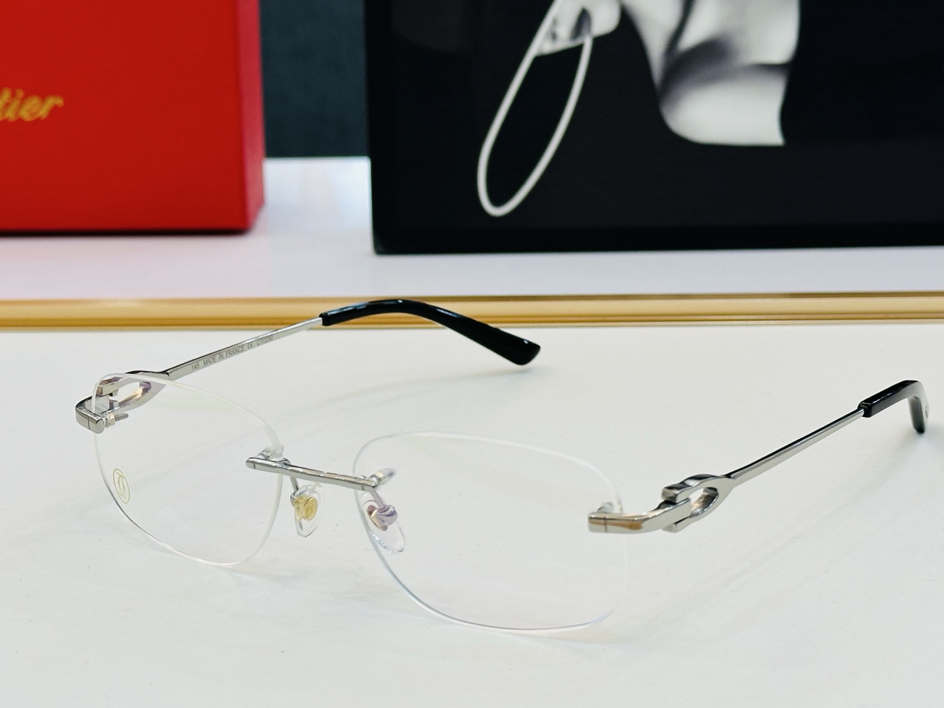 🆕 原版Cartie* 卡家 官网经典款 太阳镜 CT0290 Size：55口18-145 电镀工艺精