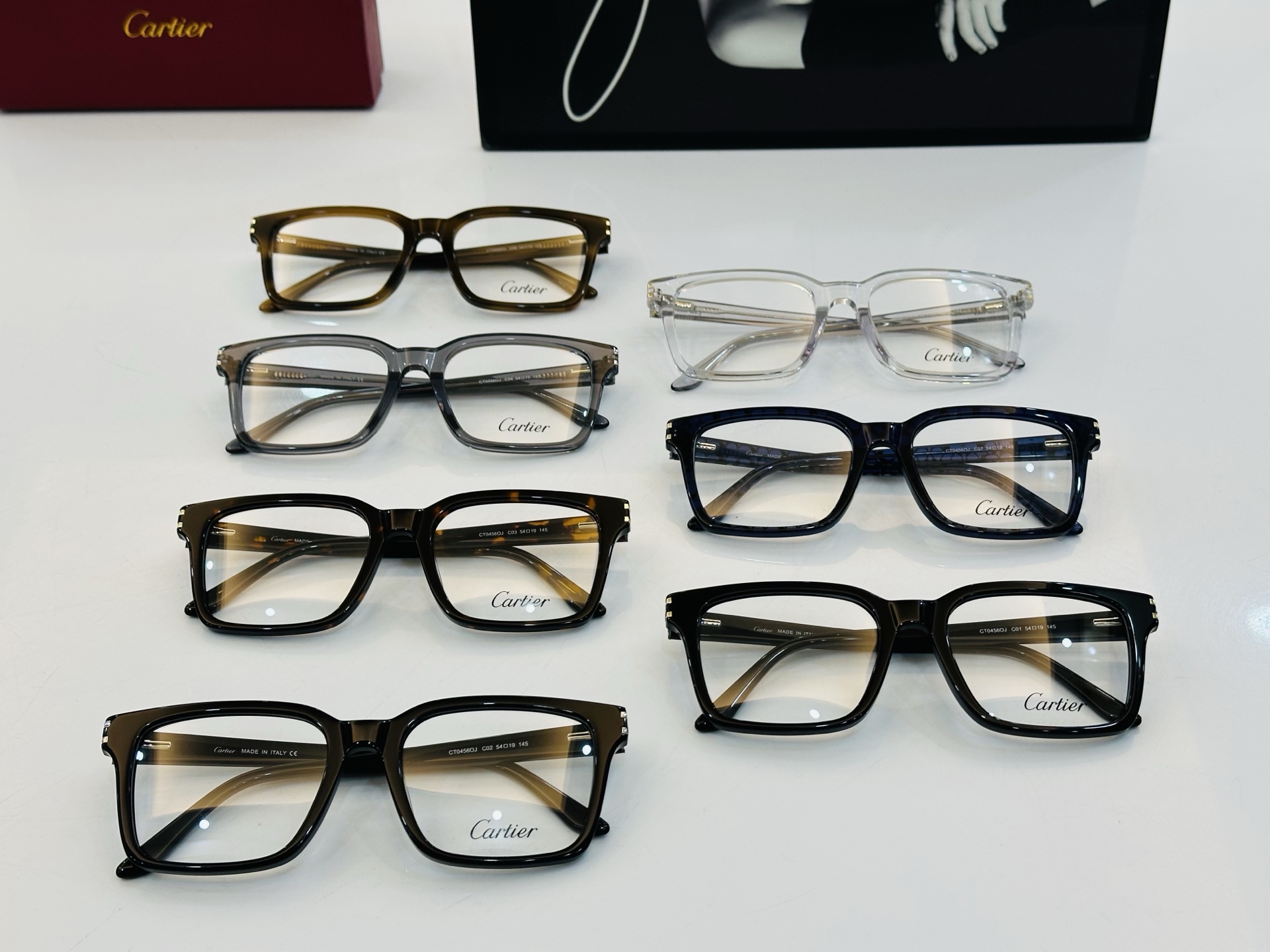 Cartier-卡家 ✨CT0456O Size：54口19-145 不挑脸型 简约大气 时尚休闲 👌👃