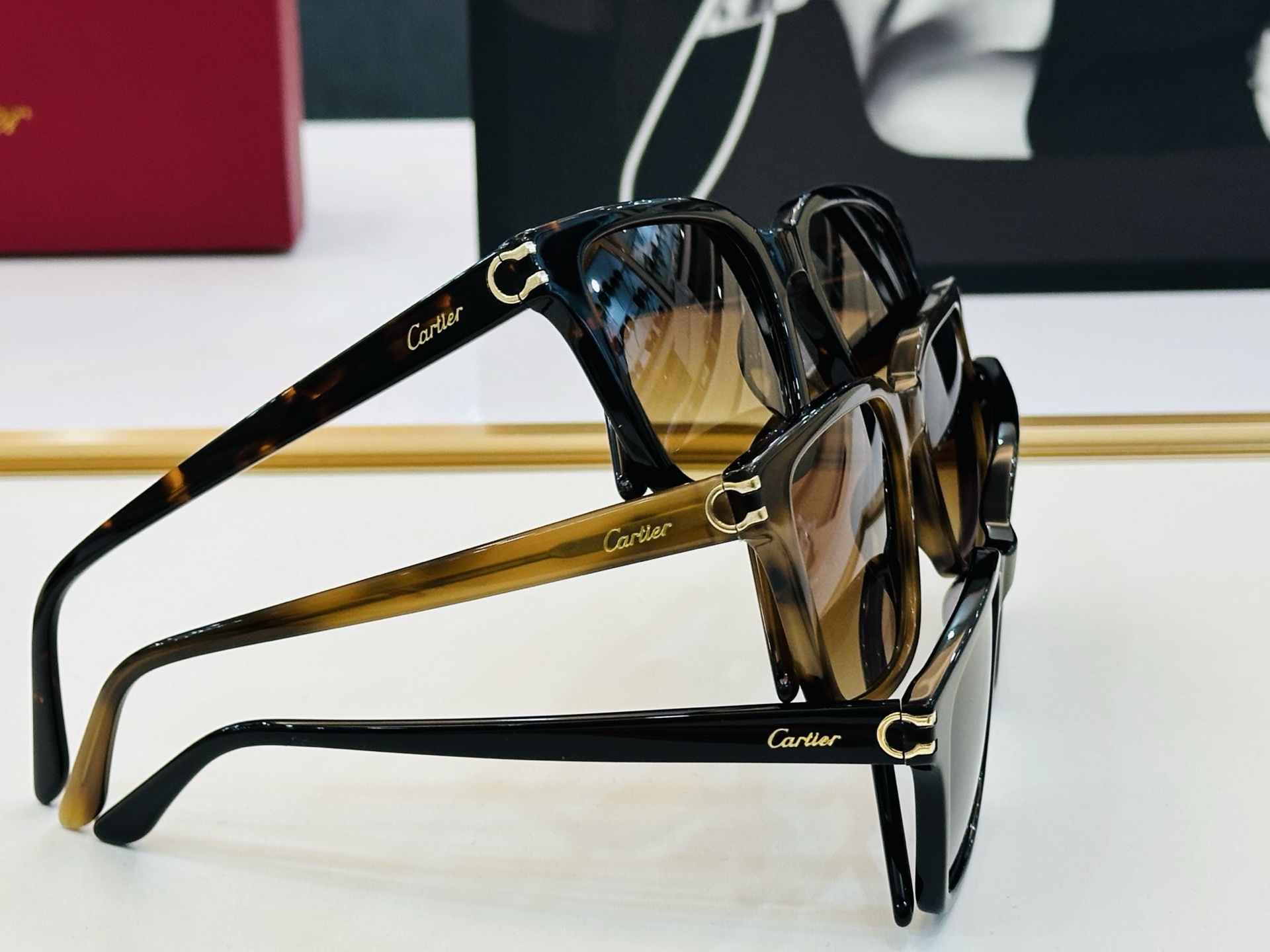 Cartier-卡家 ✨CT0456O Size：54口19-145 不挑脸型 简约大气 时尚休闲 👌👃