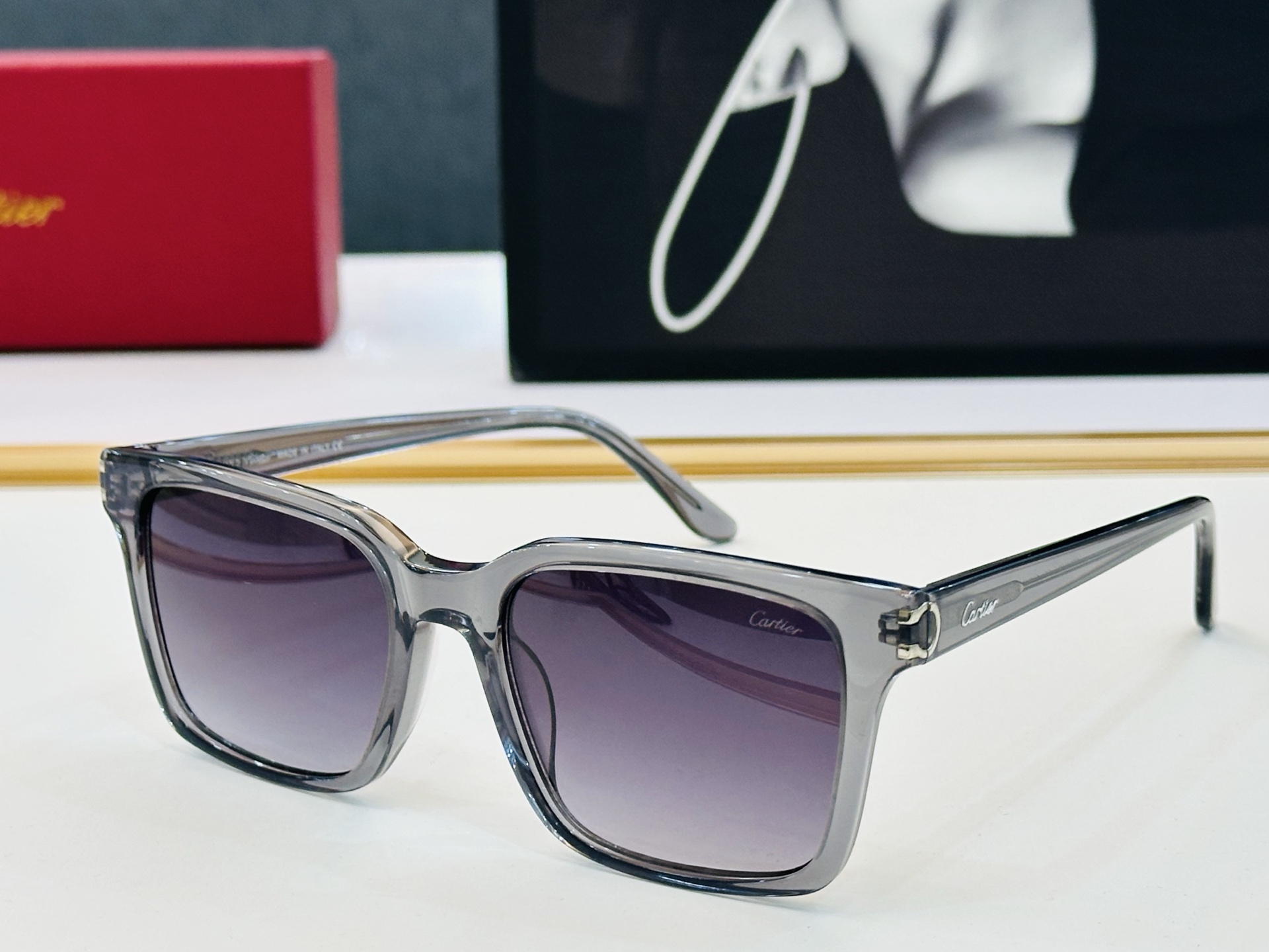 Cartier-卡家 ✨CT0456O Size：54口19-145 不挑脸型 简约大气 时尚休闲 👌👃