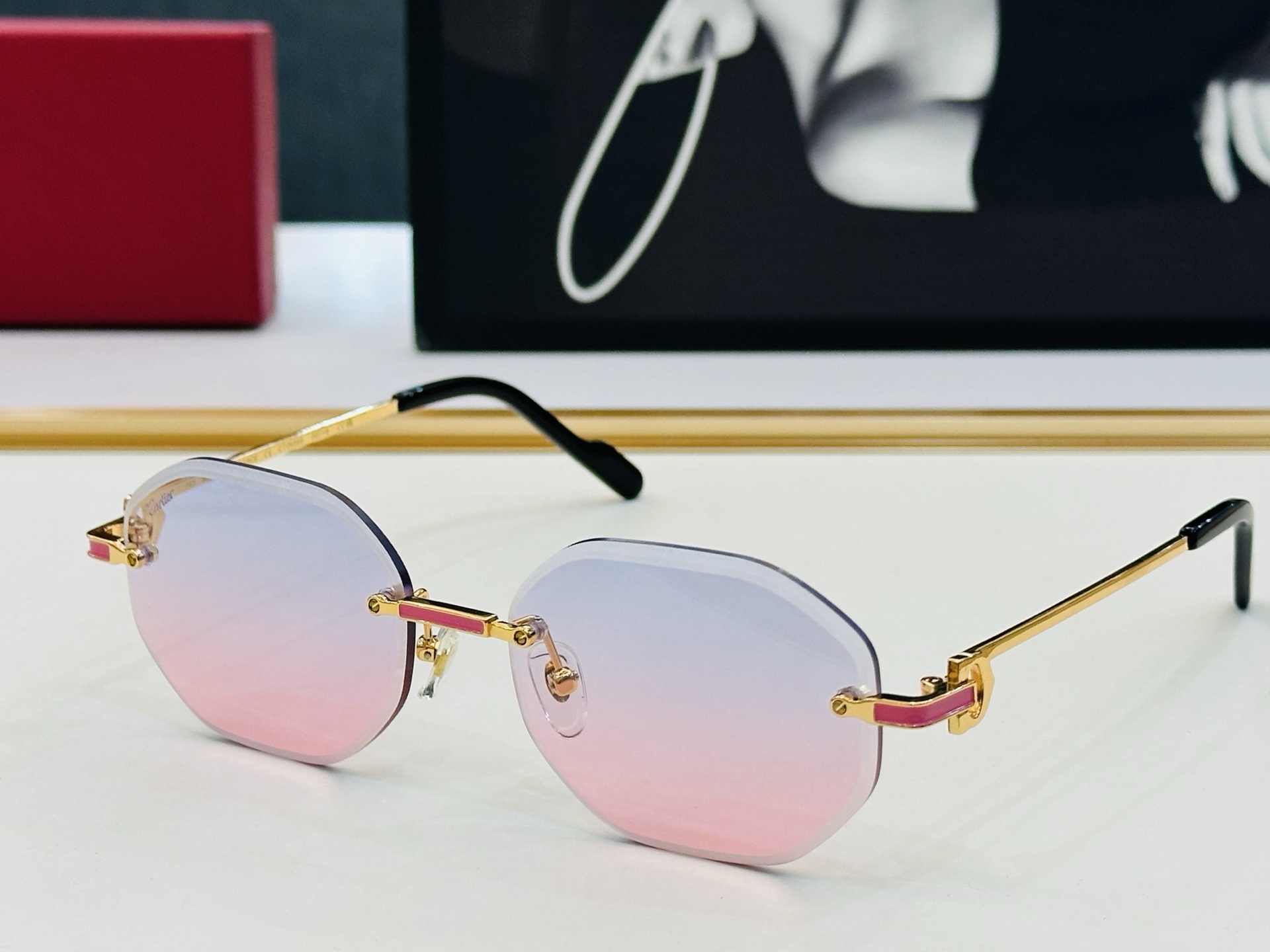 Cartier-卡家 ✨CT0658S Size：56口17-143  时尚休闲 👌👃X太阳镜 