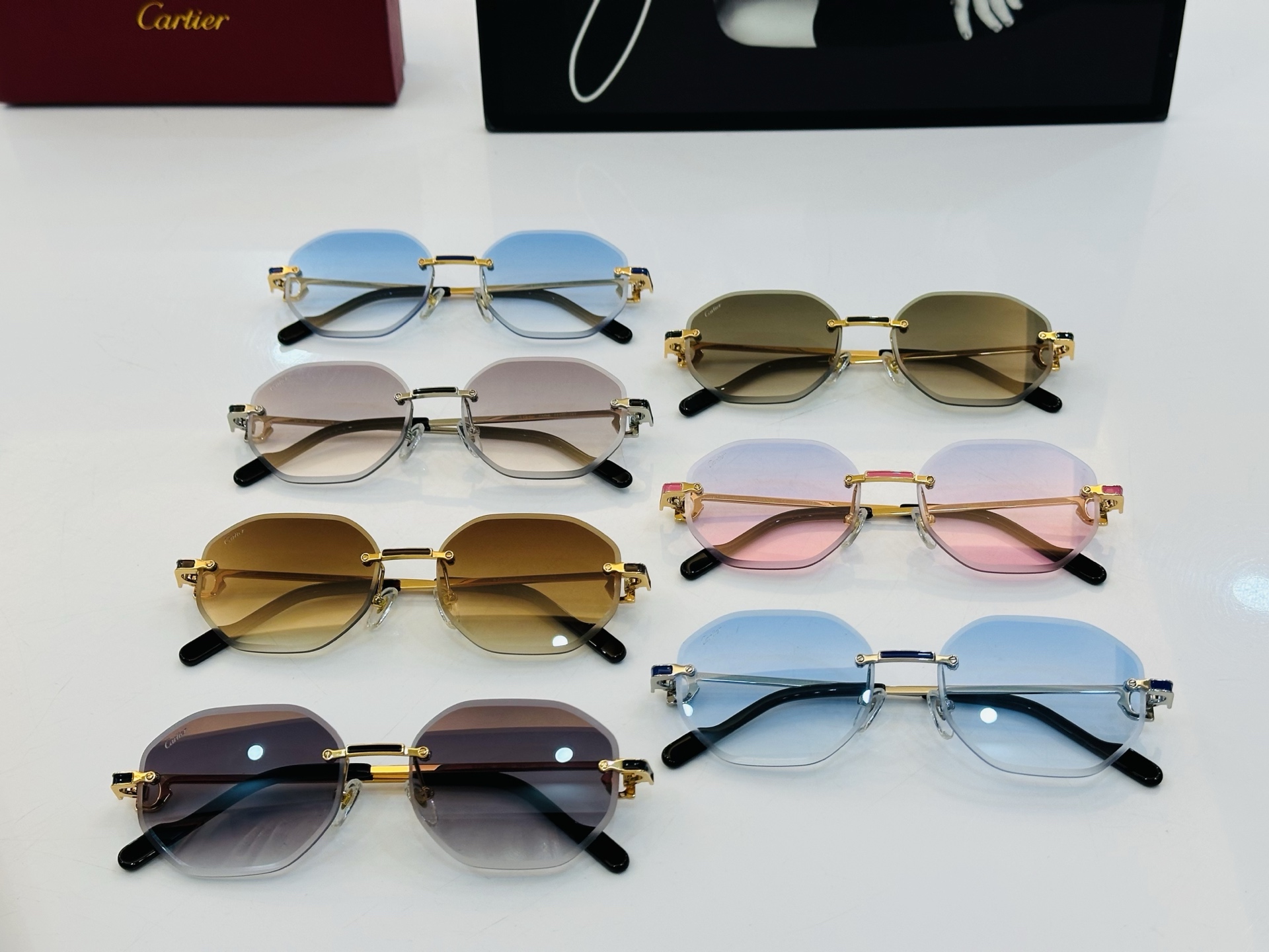 Cartier-卡家 ✨CT0658S Size：56口17-143  时尚休闲 👌👃X太阳镜 