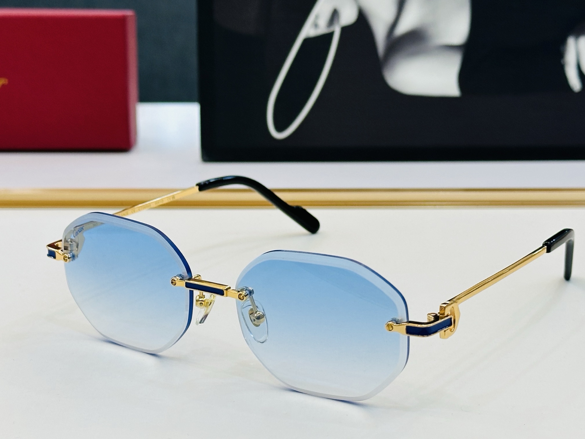 Cartier-卡家 ✨CT0658S Size：56口17-143  时尚休闲 👌👃X太阳镜 