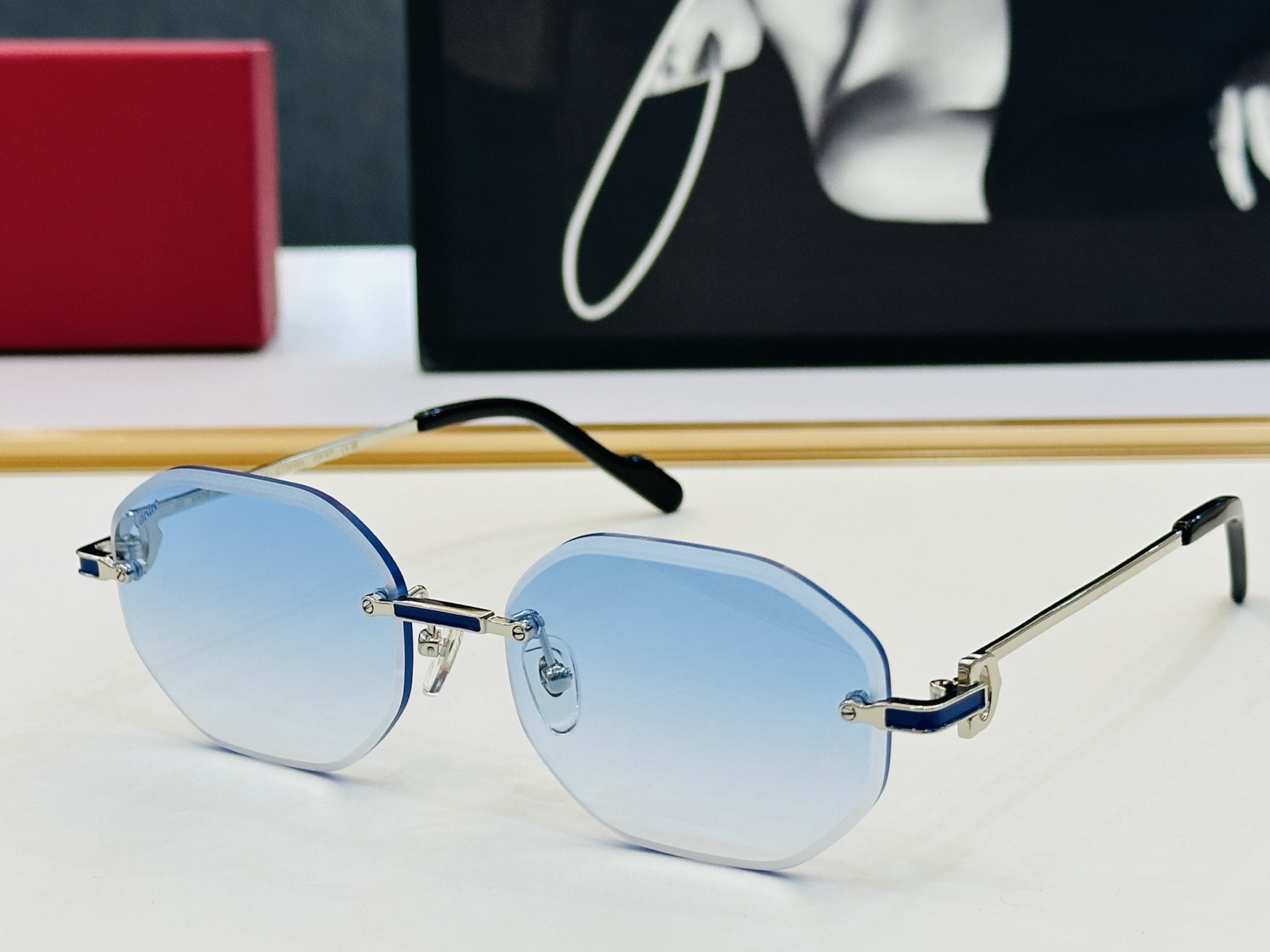 Cartier-卡家 ✨CT0658S Size：56口17-143  时尚休闲 👌👃X太阳镜 