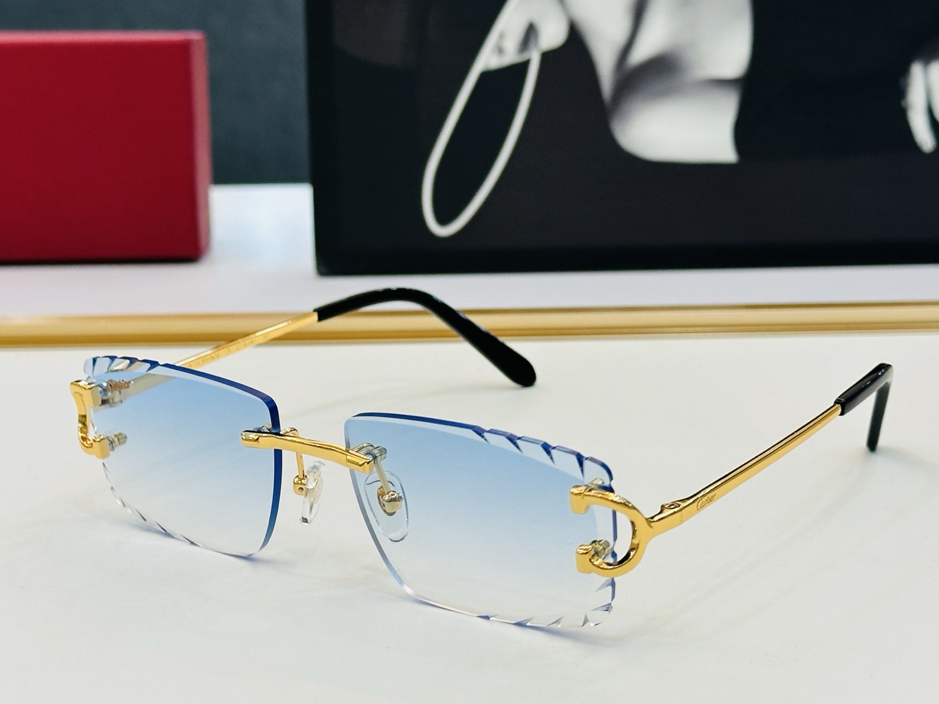 🆕 原版Cartie* 卡家 官网经典款 太阳镜 CT0092 Size：56口17-135  电镀工艺