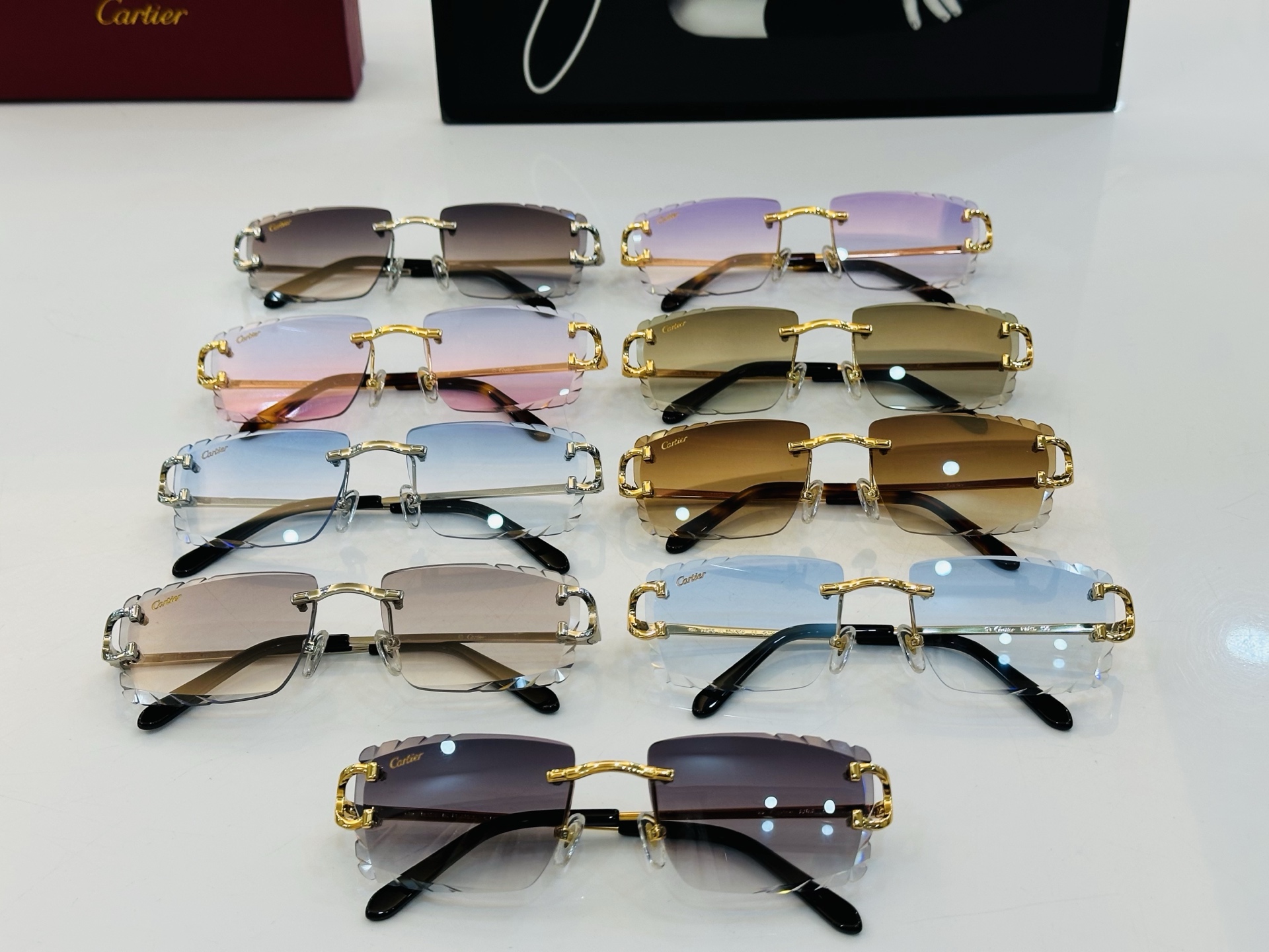 🆕 原版Cartie* 卡家 官网经典款 太阳镜 CT0092 Size：56口17-135  电镀工艺