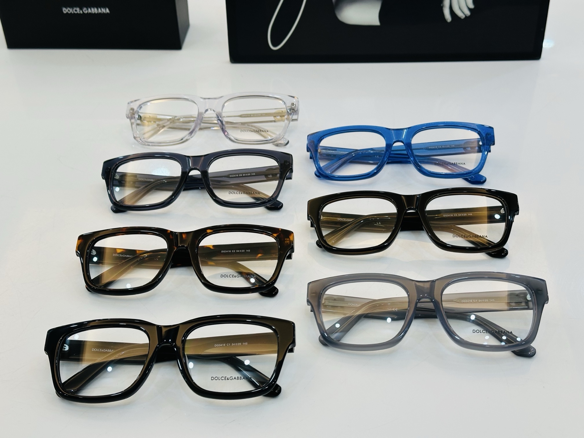DOLCE&GABBANA* 杜家 DG3416 近视眼镜架 size：54口20-145 质量杠杠的 